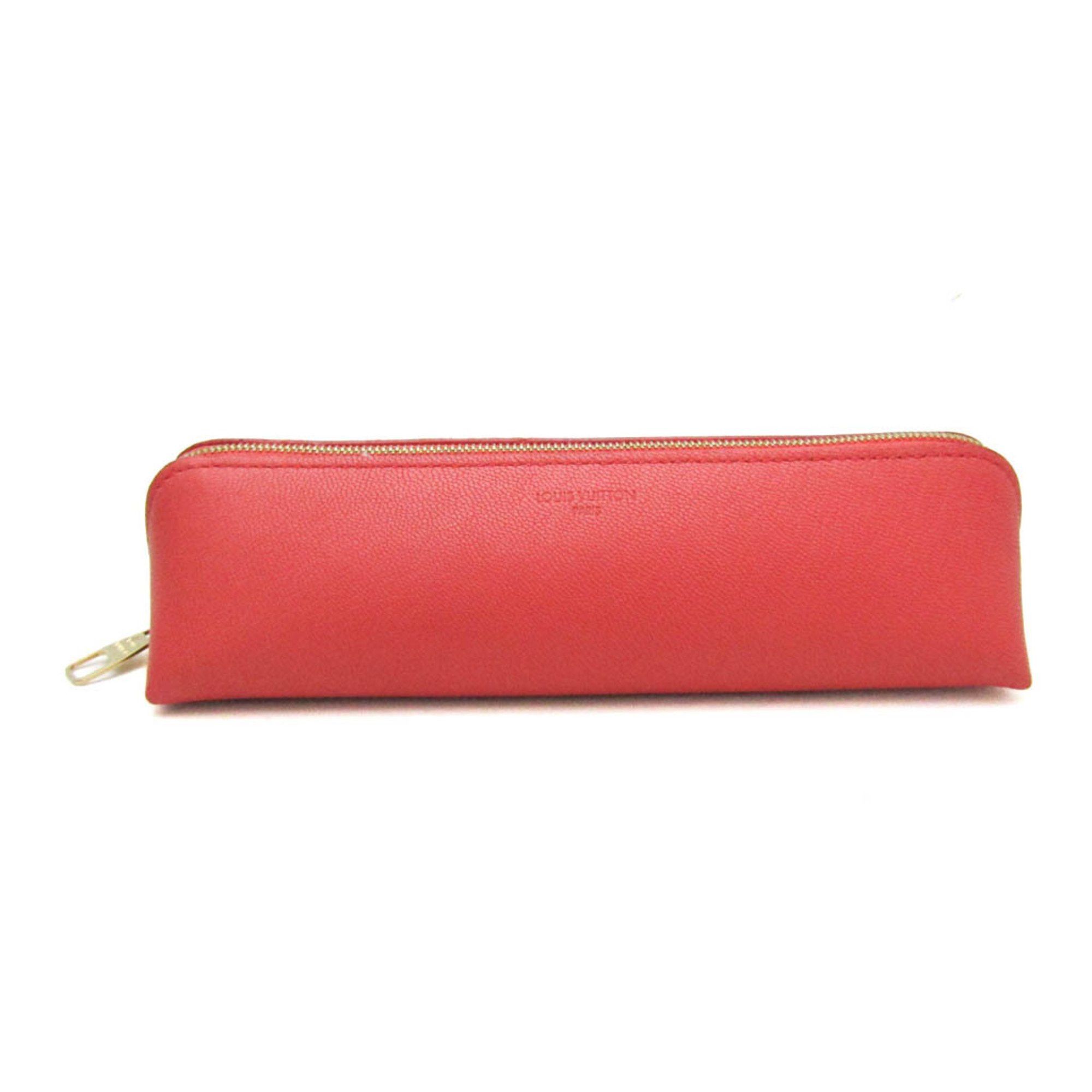 Louis Vuitton Louis Vuitton Leather Pen Case (Coral Pink) Truth Elizabeth Size ONE SIZE - 1 Thumbnail