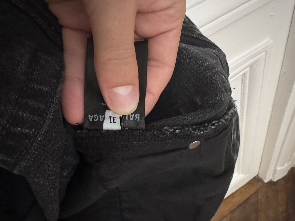 Balenciaga Jean Balanciaga Black Size US 31 - 4 Thumbnail
