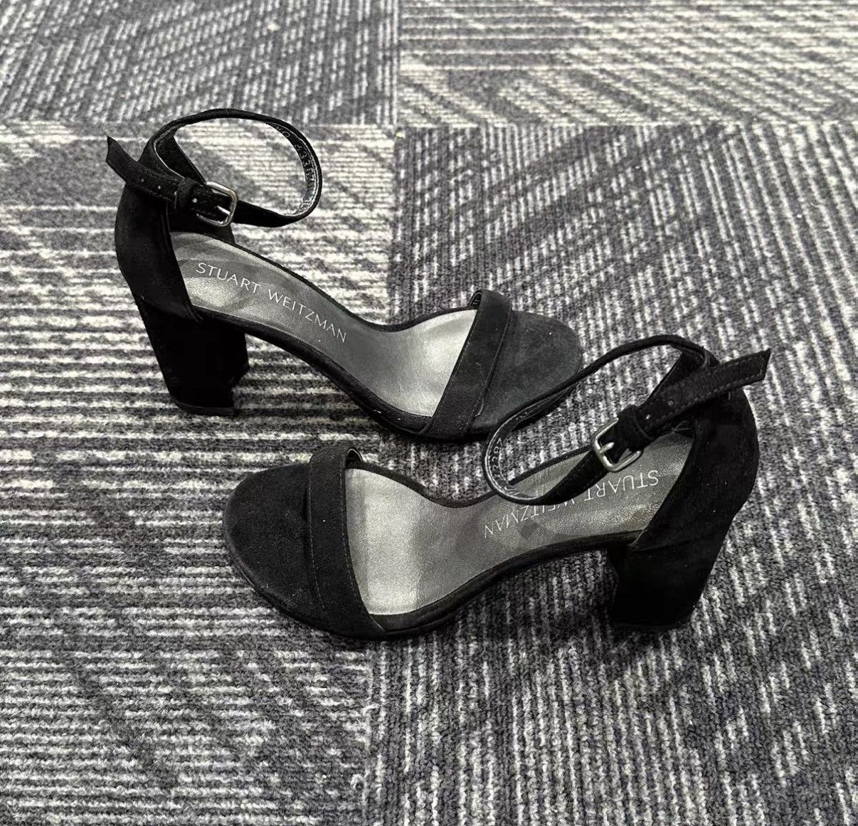 Stuart Weitzman Stuart Weitzman Black One-Strap High Heel Sandals J42 Size US 4.5 / IT 34.5 - 4 Thumbnail