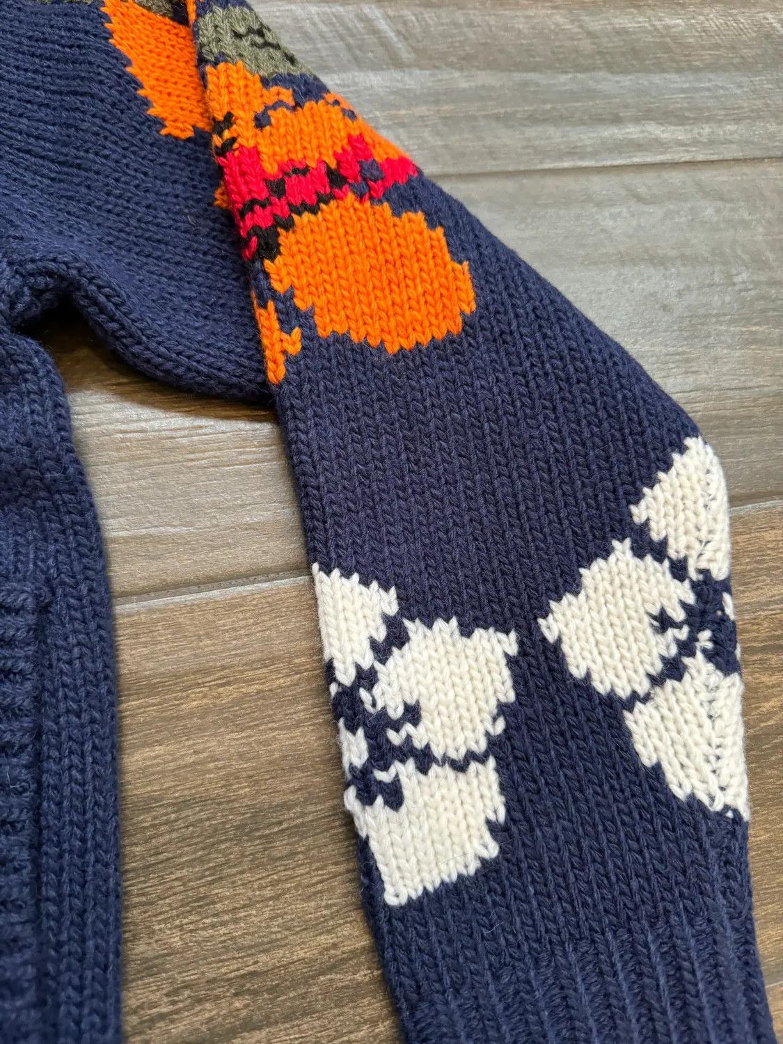 Palace Palace Demon Cowichan Knit Blue Oni Size US S / EU 44-46 / 1 - 5 Thumbnail