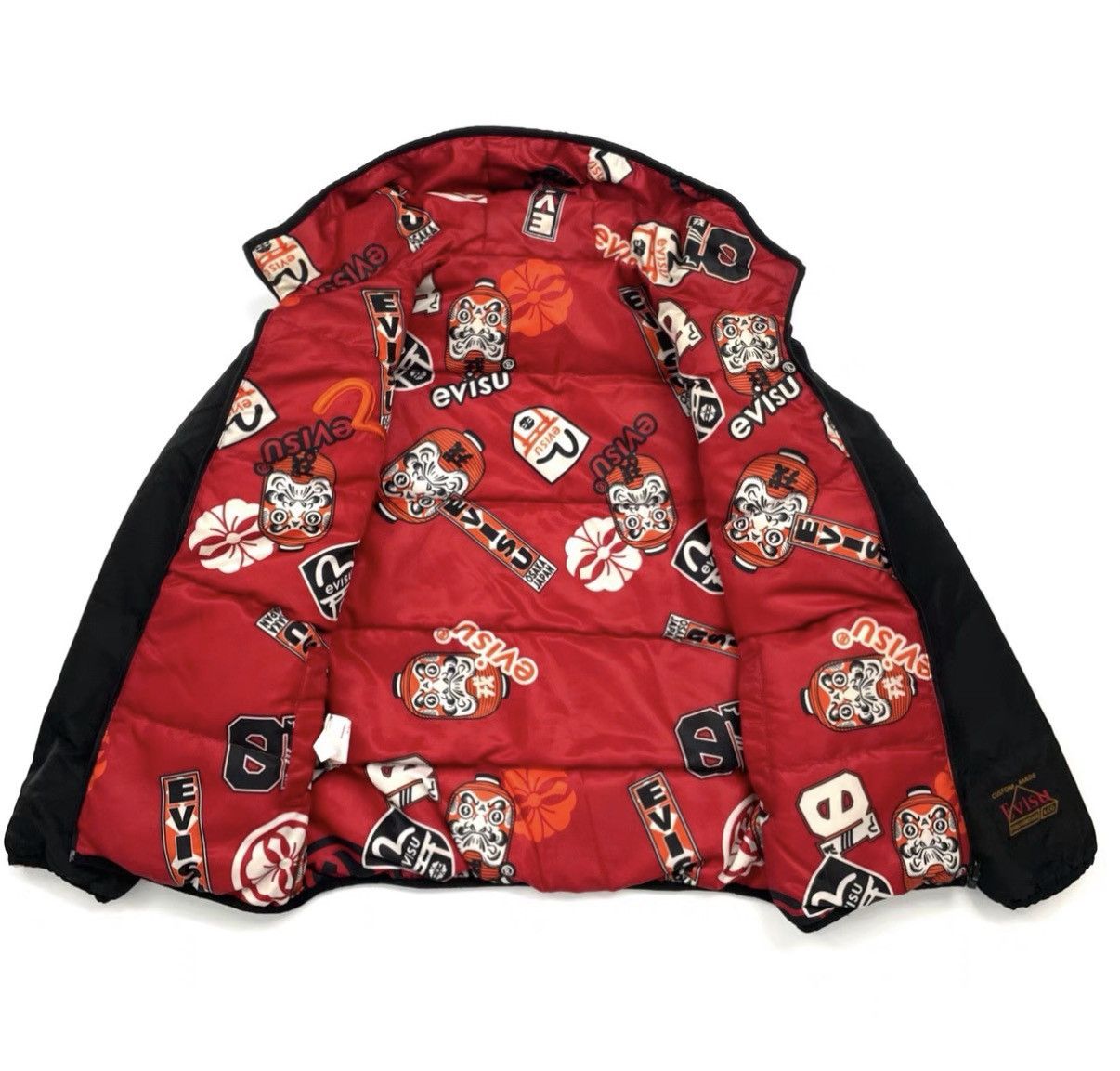 Evisu EVISU Daruma Embroidery Print Reversible Down Jacket K12 Size US M / EU 48-50 / 2 - 4 Thumbnail