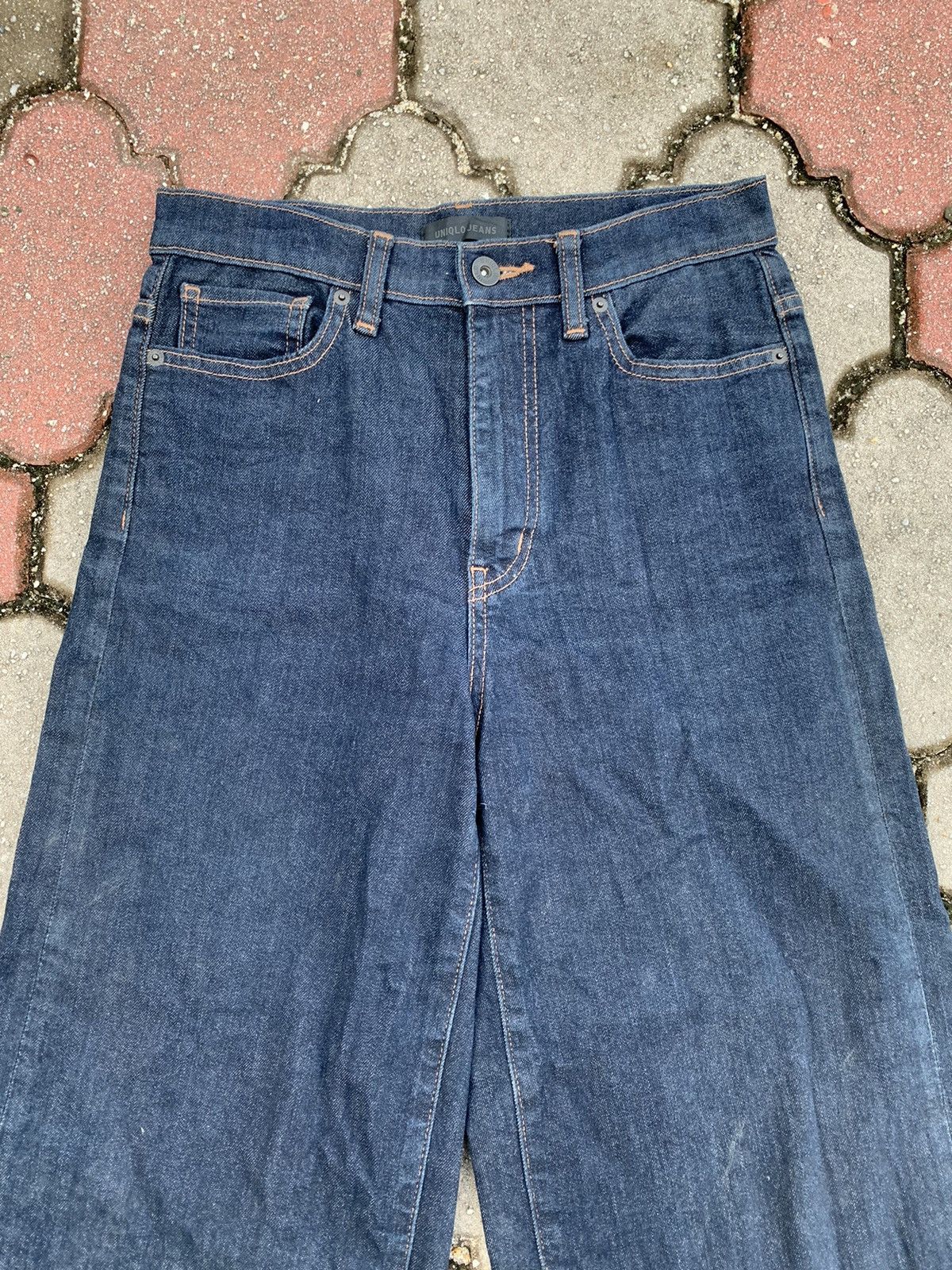 Japanese Brand × Uniqlo Steals! Uniqlo Flare Jeans Denim Japanese Brand Size 27" / US 4 / IT 40 - 3 Thumbnail