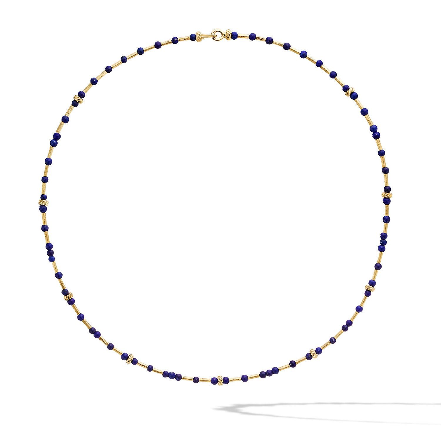 David Yurman o1s1wg111025 N17003 Size:6/Fine Flex Necklace in Golden/Blue Size ONE SIZE - 1 Preview