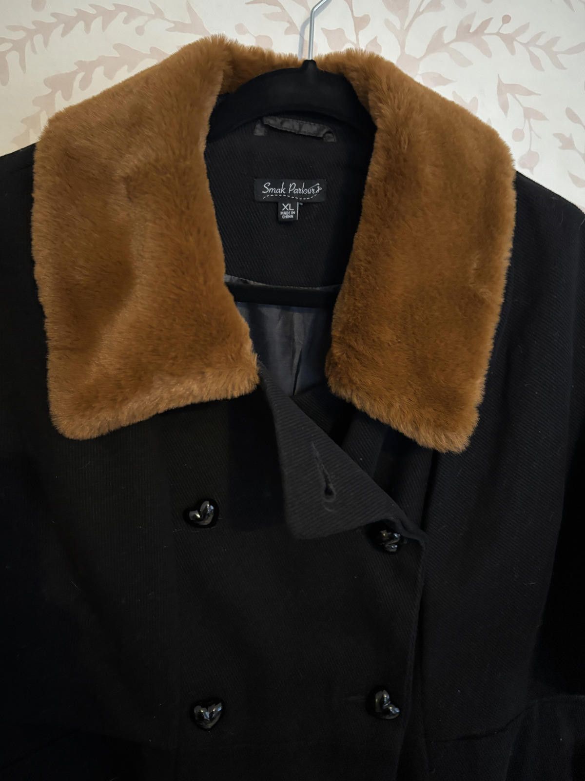 Other Unique Vintage Smak Parlour NWT Black & Brown Fur Collar XL Size XL / US 12-14 / IT 48-50 - 3 Thumbnail