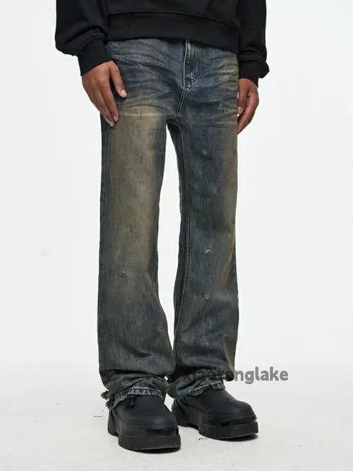 Japanese Brand × Vintage Loose Baggy Jeans Hiphop Size US 33 - 1 Thumbnail