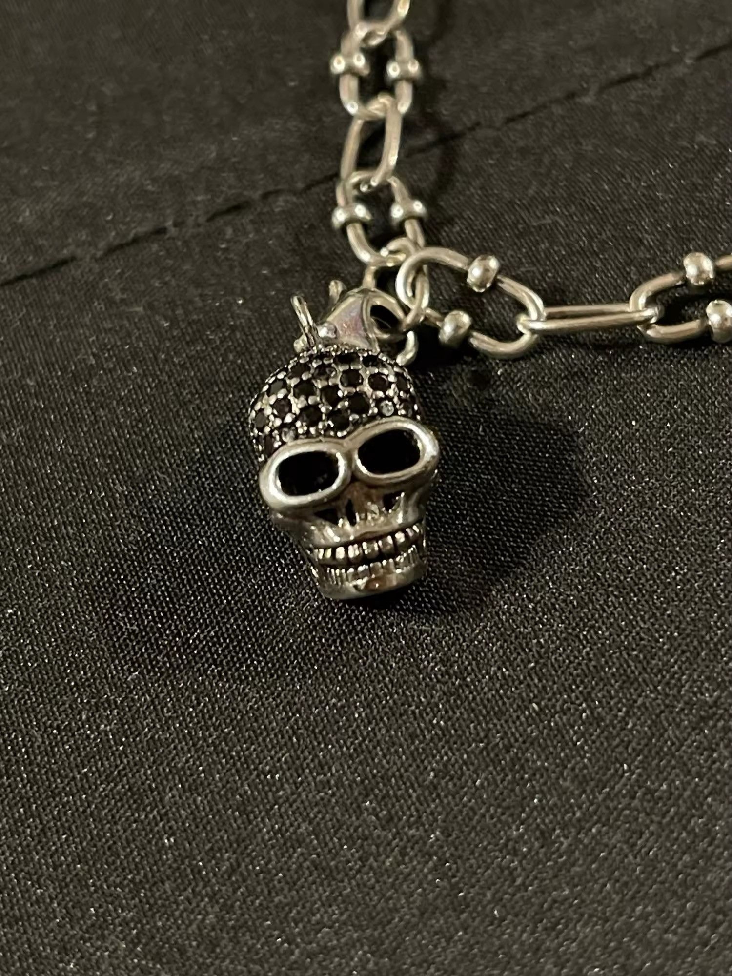 Other Skull Pave Pendant Necklace Size ONE SIZE - 8 Thumbnail