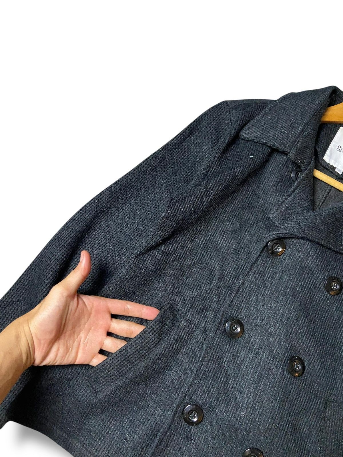 Japanese Brand × Vintage Growth x In The Attic Double Breasted Wool Coat (122) Size US M / EU 48-50 / 2 - 4 Thumbnail