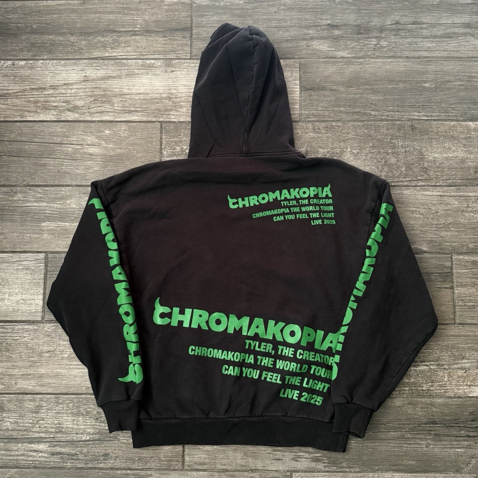 Golf Wang TYLER THE CREATOR CHROMAKOPIA GOLF WANG BLACK TOUR HOODIE SW Size US S / EU 44-46 / 1 - 2 Thumbnail