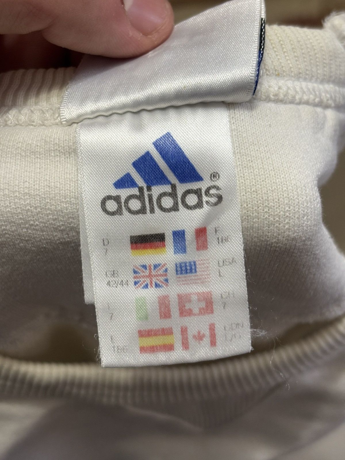 Adidas 90s Vintage Adidas Big Logo Crewneck Sweatshirt Size US XL / EU 56 / 4 - 11 Thumbnail