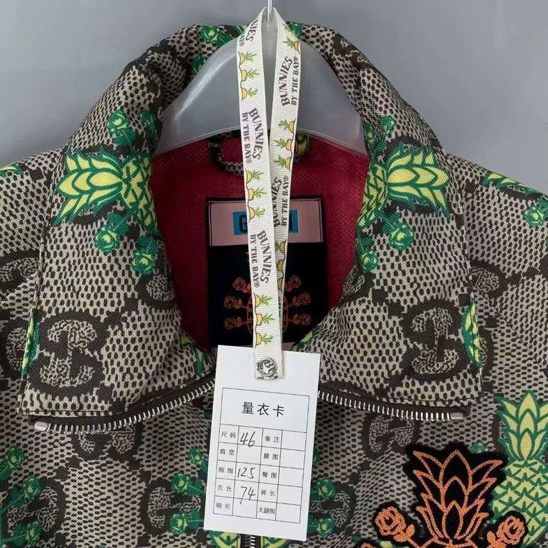 Gucci Gucci Pineapple series full logo zipper jacket 2501-Nextarr Size US S / EU 44-46 / 1 - 7 Thumbnail
