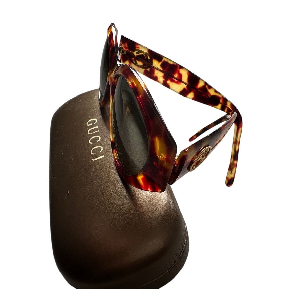 Gucci Gucci Butterfly Tortoise Shell GG 2195/S Women's Sunglasses Size ONE SIZE - 5 Thumbnail