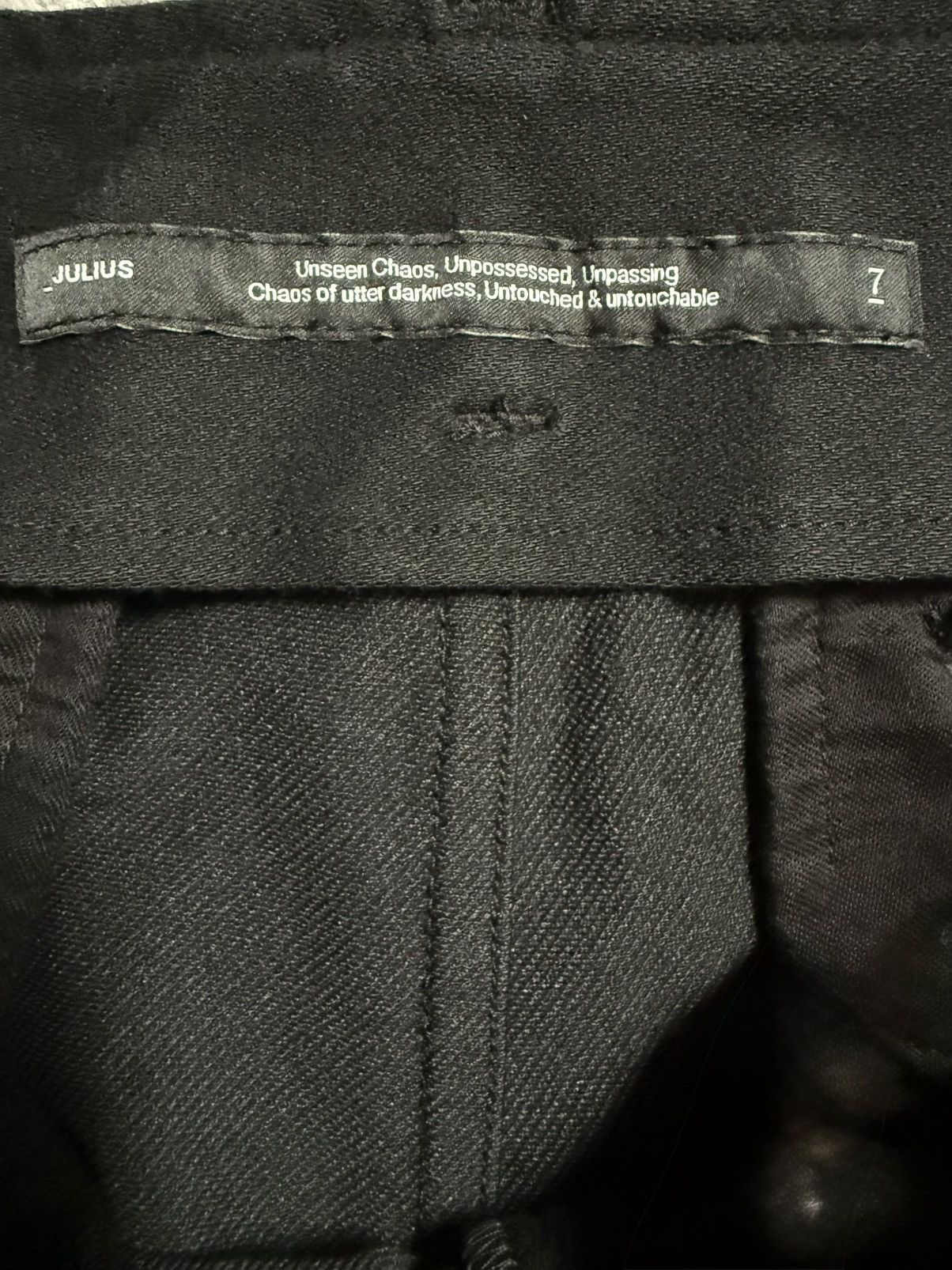 Julius Julius 7 Gasmask cargo sweat pants black size 1 Size US 32 / EU 48 - 3 Thumbnail