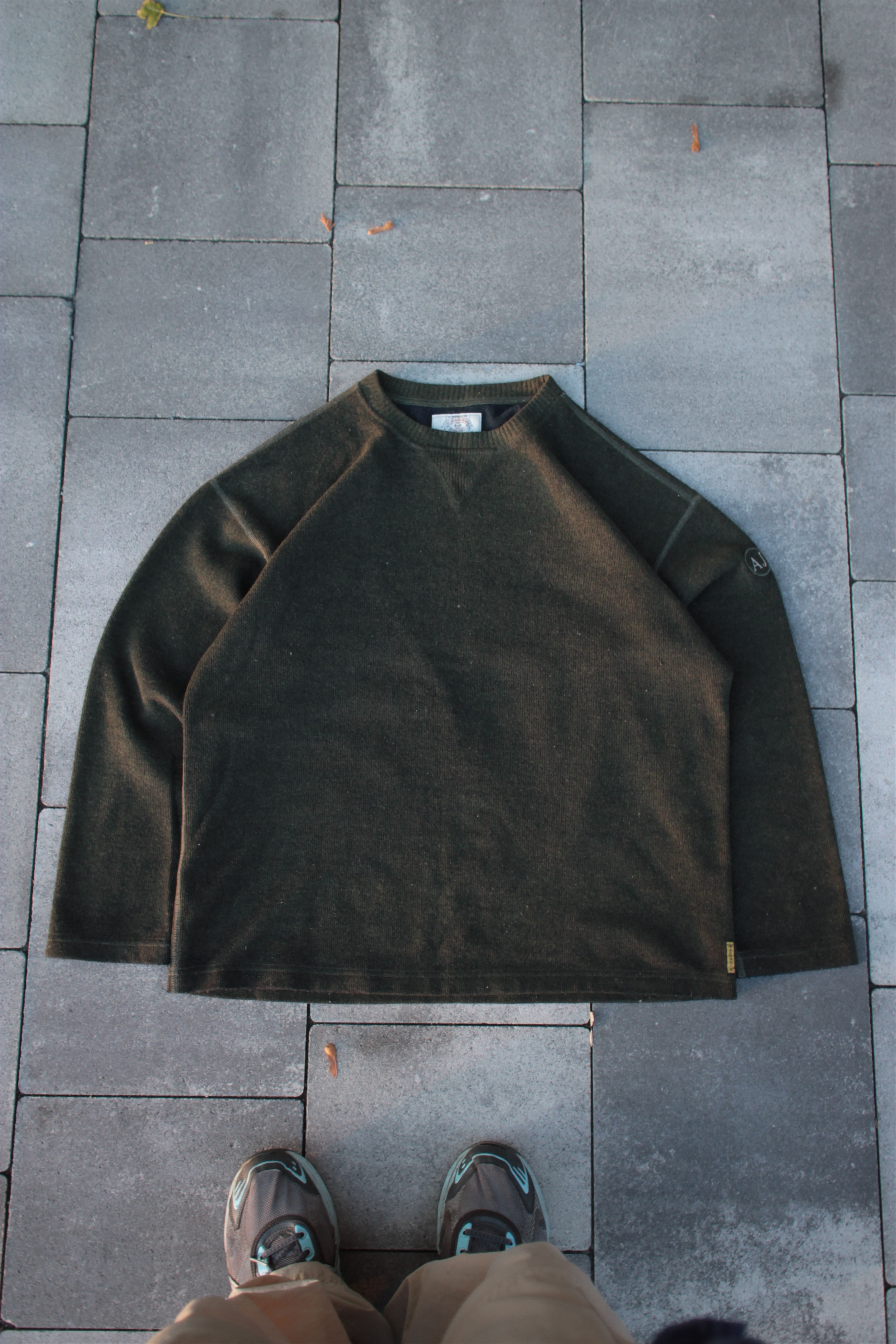 Armani × Designer × Vintage Vintage ARMANI JEANS LANA WOOL SWEATER MADE IN ITALY Size US L / EU 52-54 / 3 - 3 Thumbnail