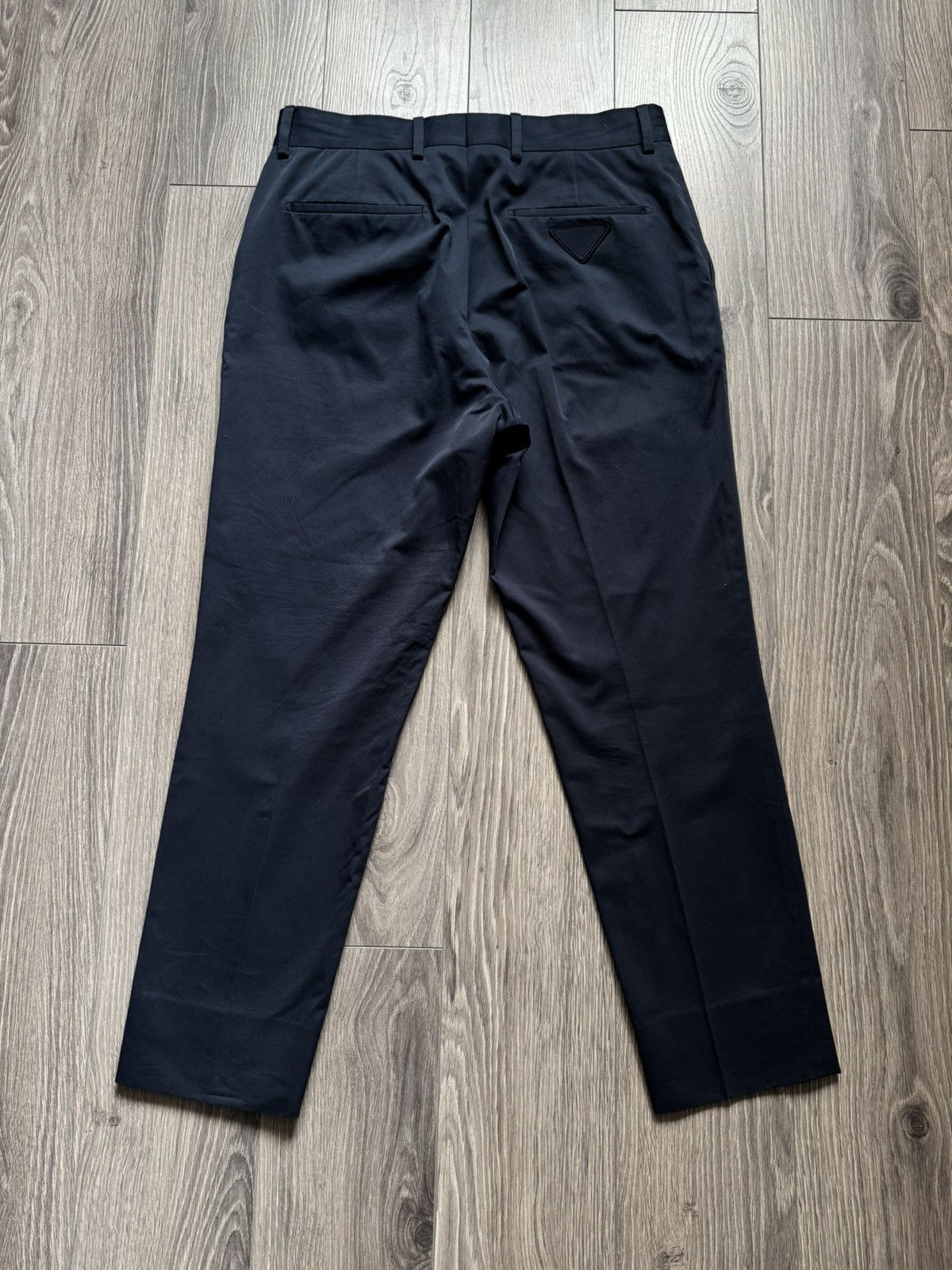Prada Prada Minimalist Dark Blue Tailored Trousers / Pants 48 Size US 32 / EU 48 - 6 Thumbnail