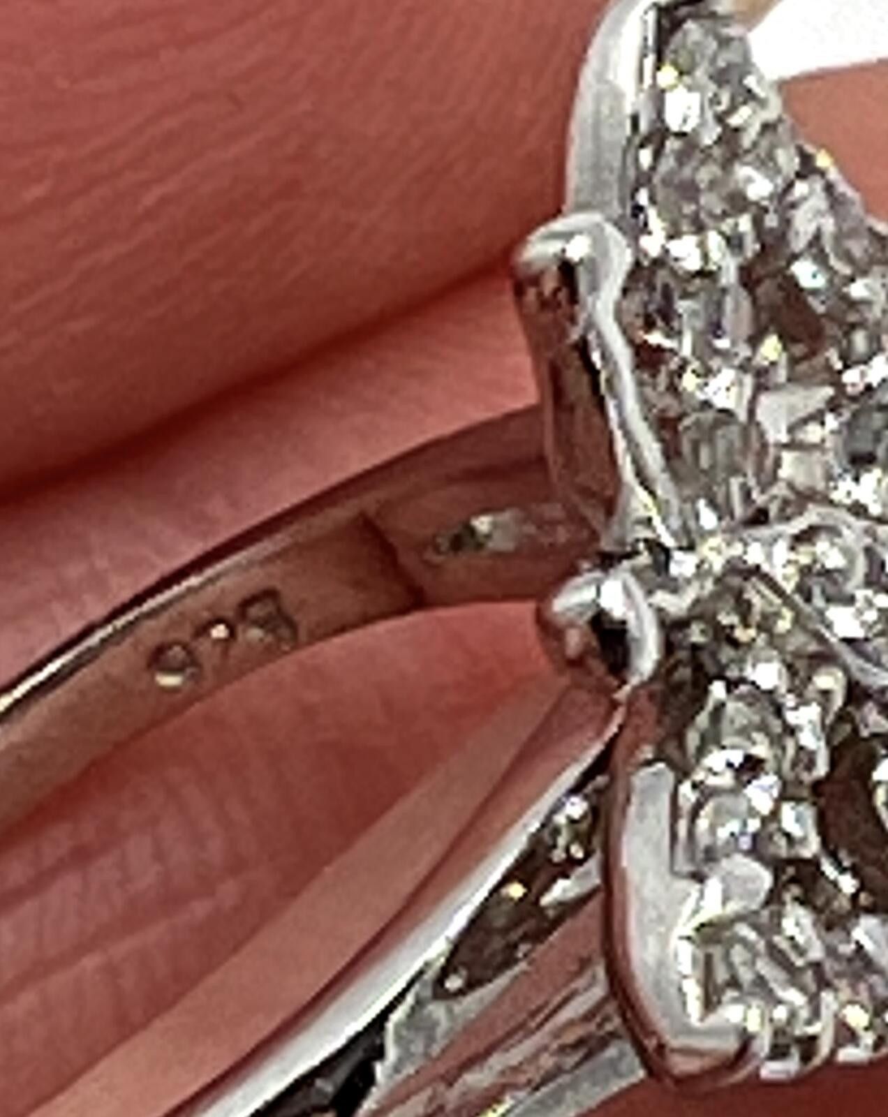 Other Sterling Silver & Cubic Zirconia Butterfly Ring Size ONE SIZE - 6 Thumbnail