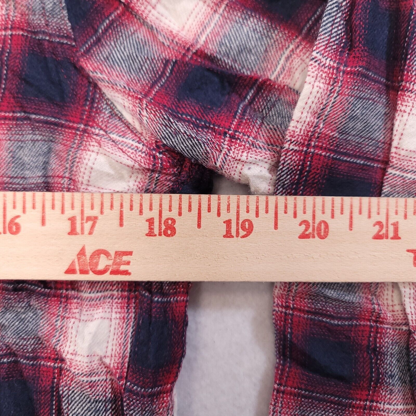 Forever 21 Forever 21 Tartan Flannel Shirt Mens Size Medium M Red Blue Size US M / EU 48-50 / 2 - 8 Thumbnail