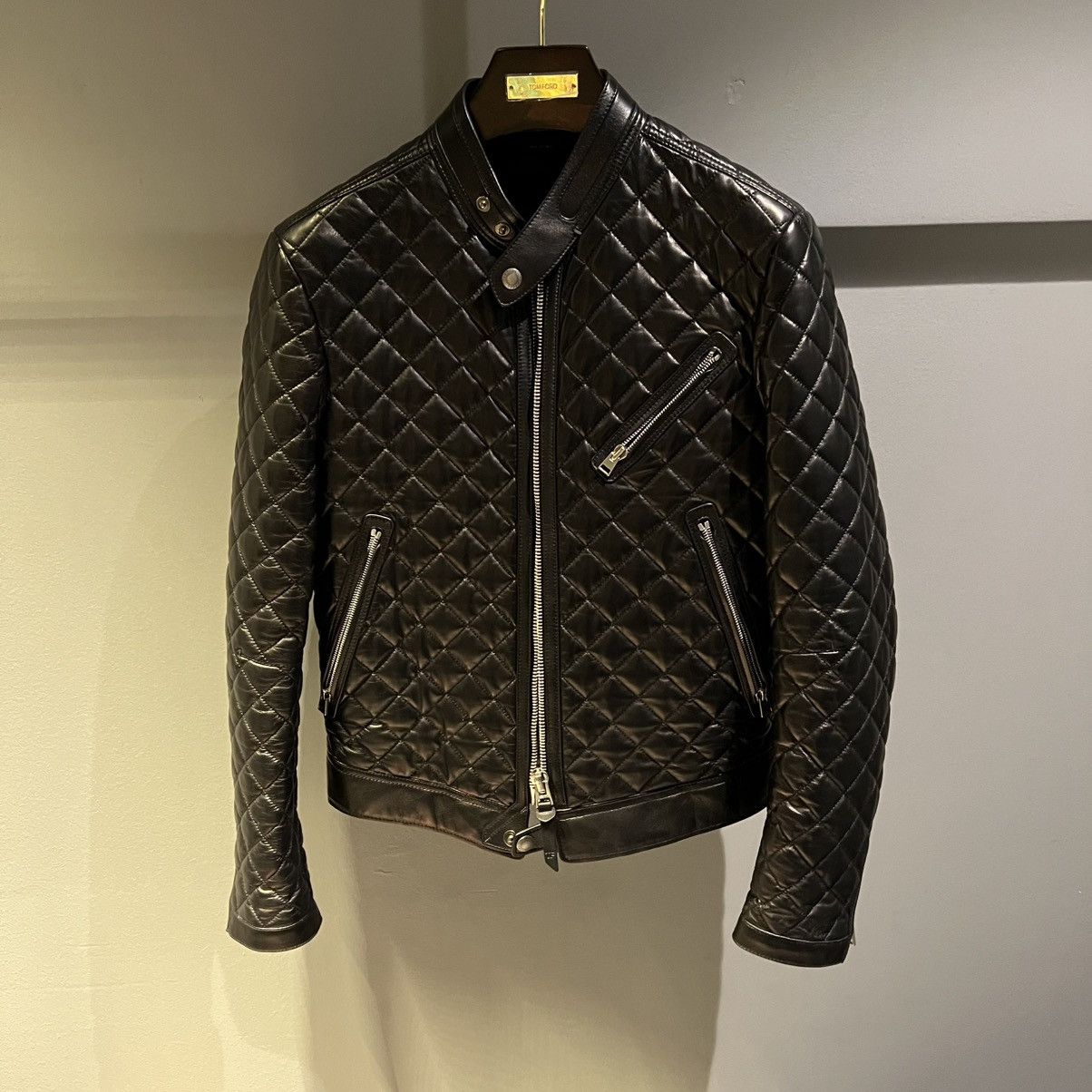 Tom Ford Tom Ford Quilted Leather Jacket in Large Size US L / EU 52-54 / 3 - 1 Thumbnail