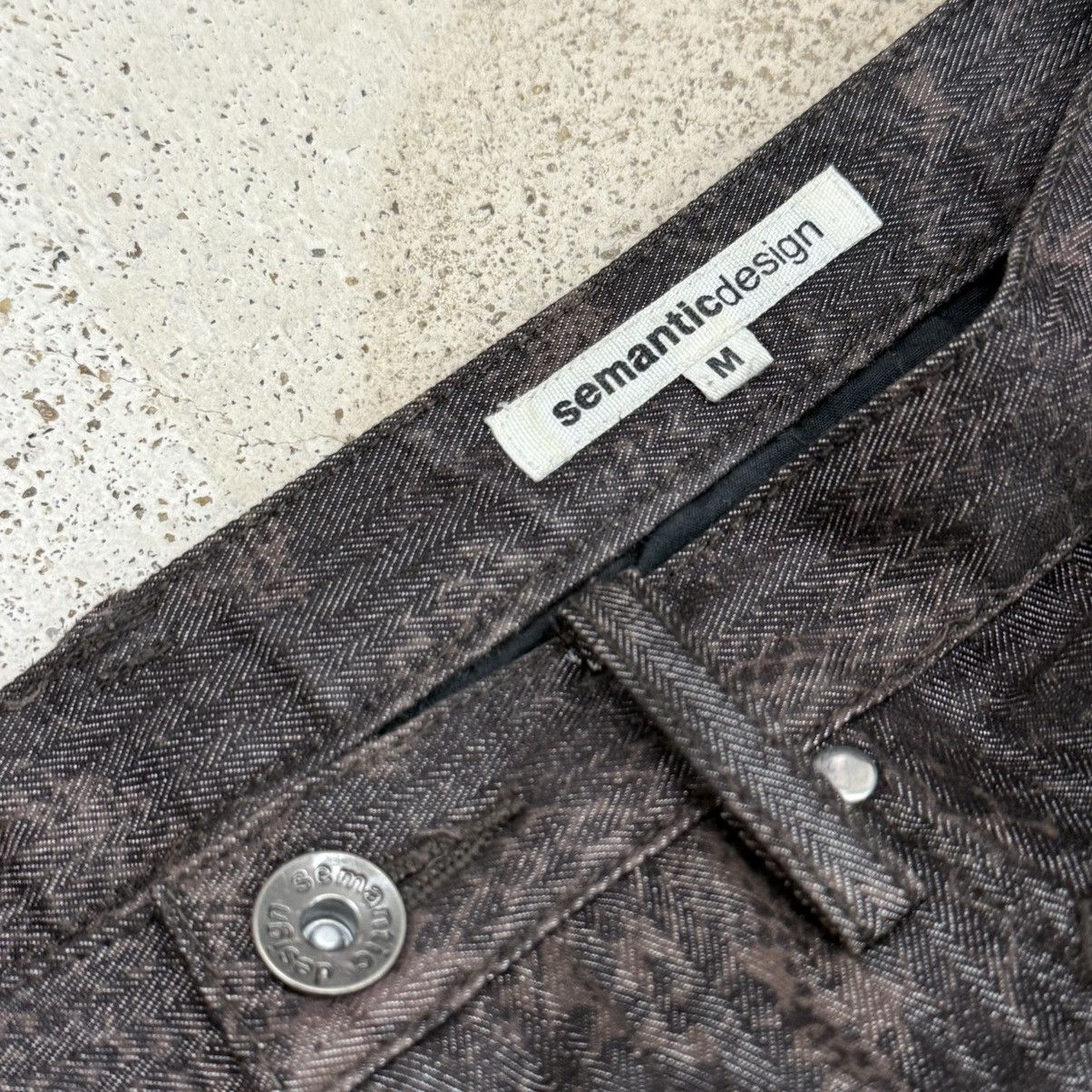 semanticdesign Wide Flare Y2K Semantic Design Snakeskin Tornado Style Pants Size US 30 / EU 46 - 11 Thumbnail