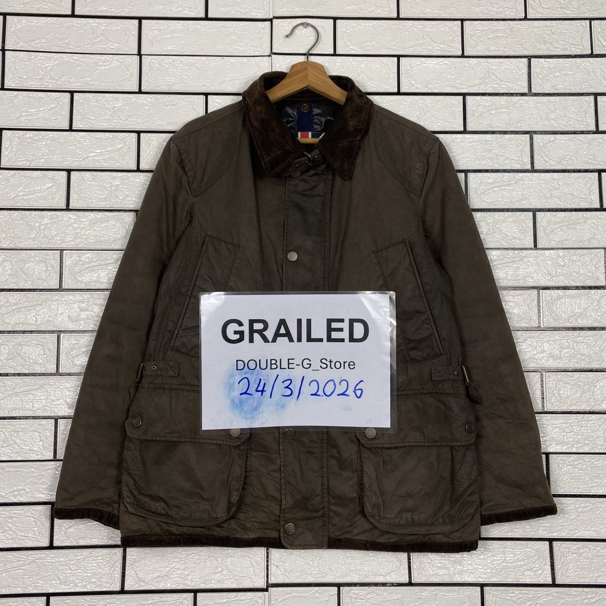 Japanese Brand Vintage Hunting Wax Jacket Blanket Henry Cotton Issey Miyake Size US S / EU 44-46 / 1 - 1 Thumbnail