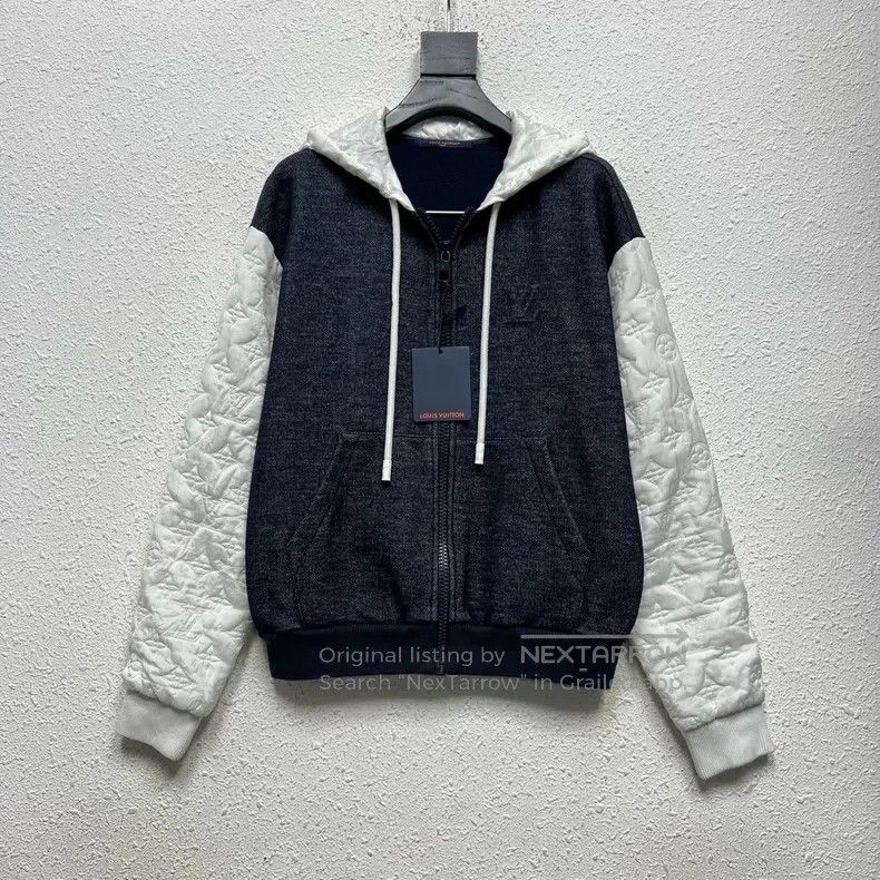Louis Vuitton Louis Vuitton Patchwork embossed tannin paneled hooded jac Size US S / EU 44-46 / 1 - 1 Thumbnail