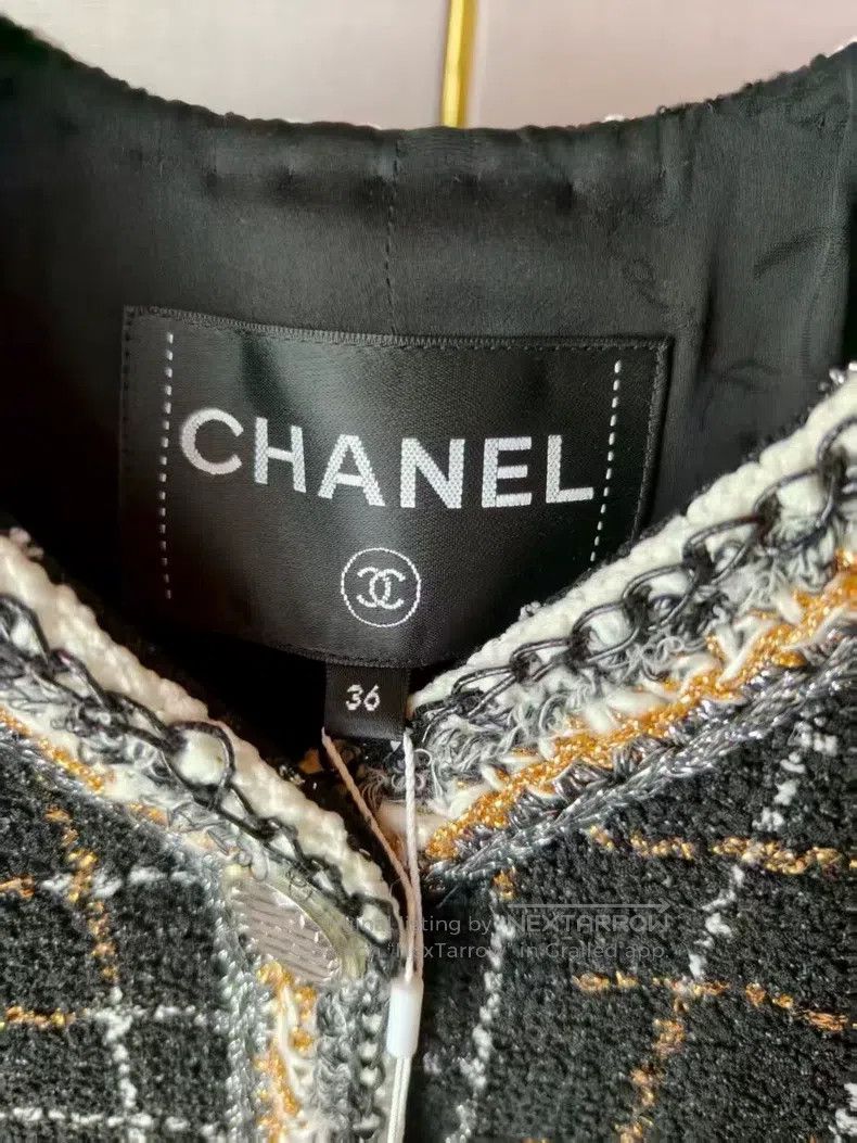 Chanel Chanel Black current jacket Size XS / US 0-2 / IT 36-38 - 3 Thumbnail