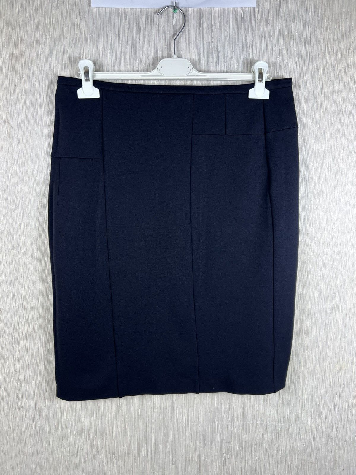 Jil Sander Jil Sander pencil navy skirt geometric avant garde casual Size 30" / US 8 / IT 44 - 10 Thumbnail
