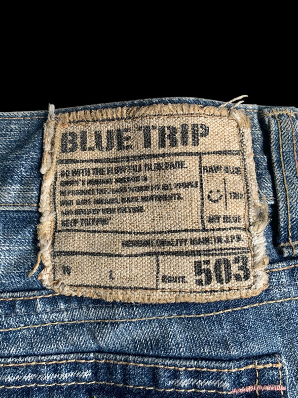 Edwin × If Six Was Nine × Kapital FLARE EDWIN 503 FADED PUNK STYLE DISTRESSED DENIM☠️🎌 Size US 30 / EU 46 - 11 Thumbnail