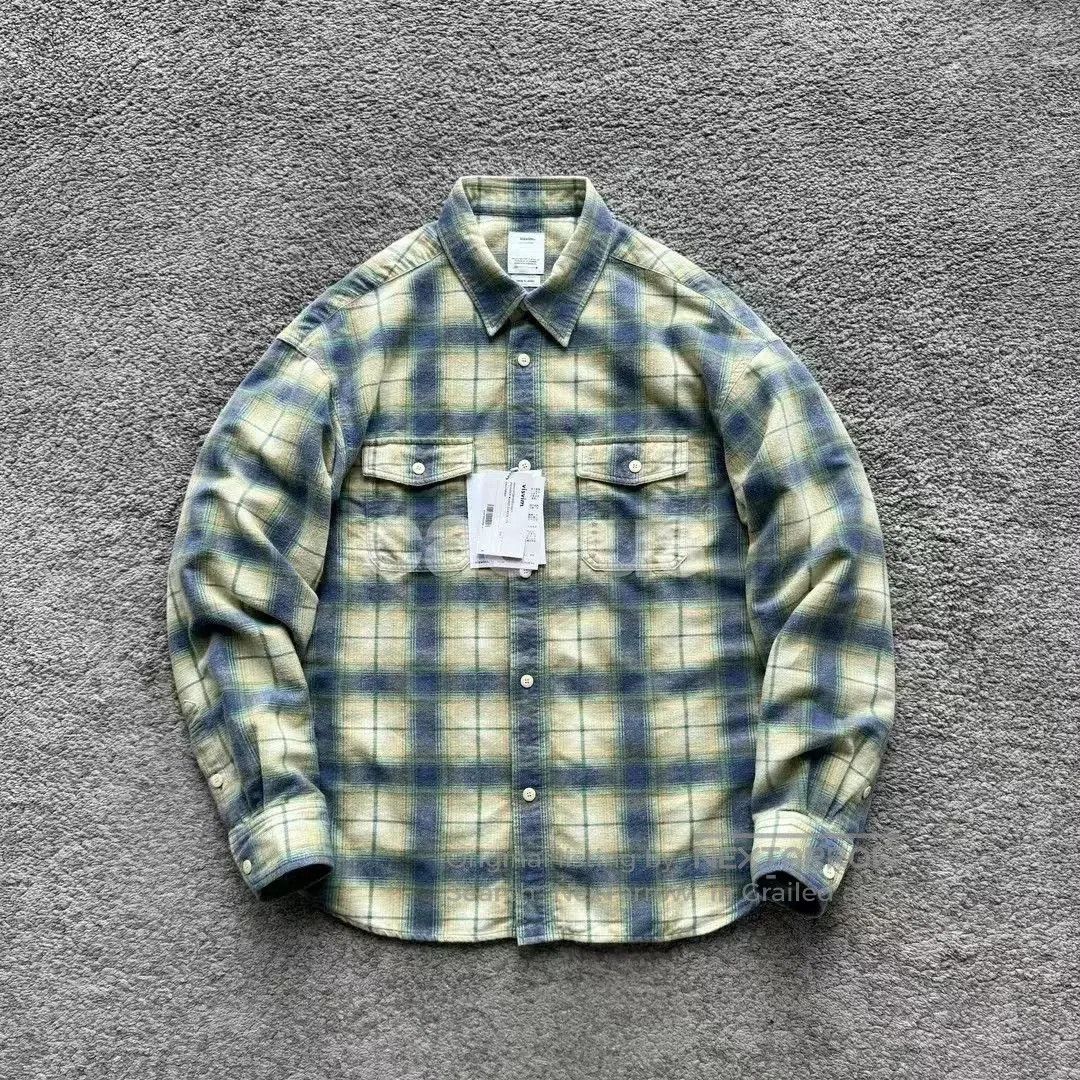 Visvim visvim PIONEER KHADI CHECK L/S. Size US L / EU 52-54 / 3 - 1 Thumbnail