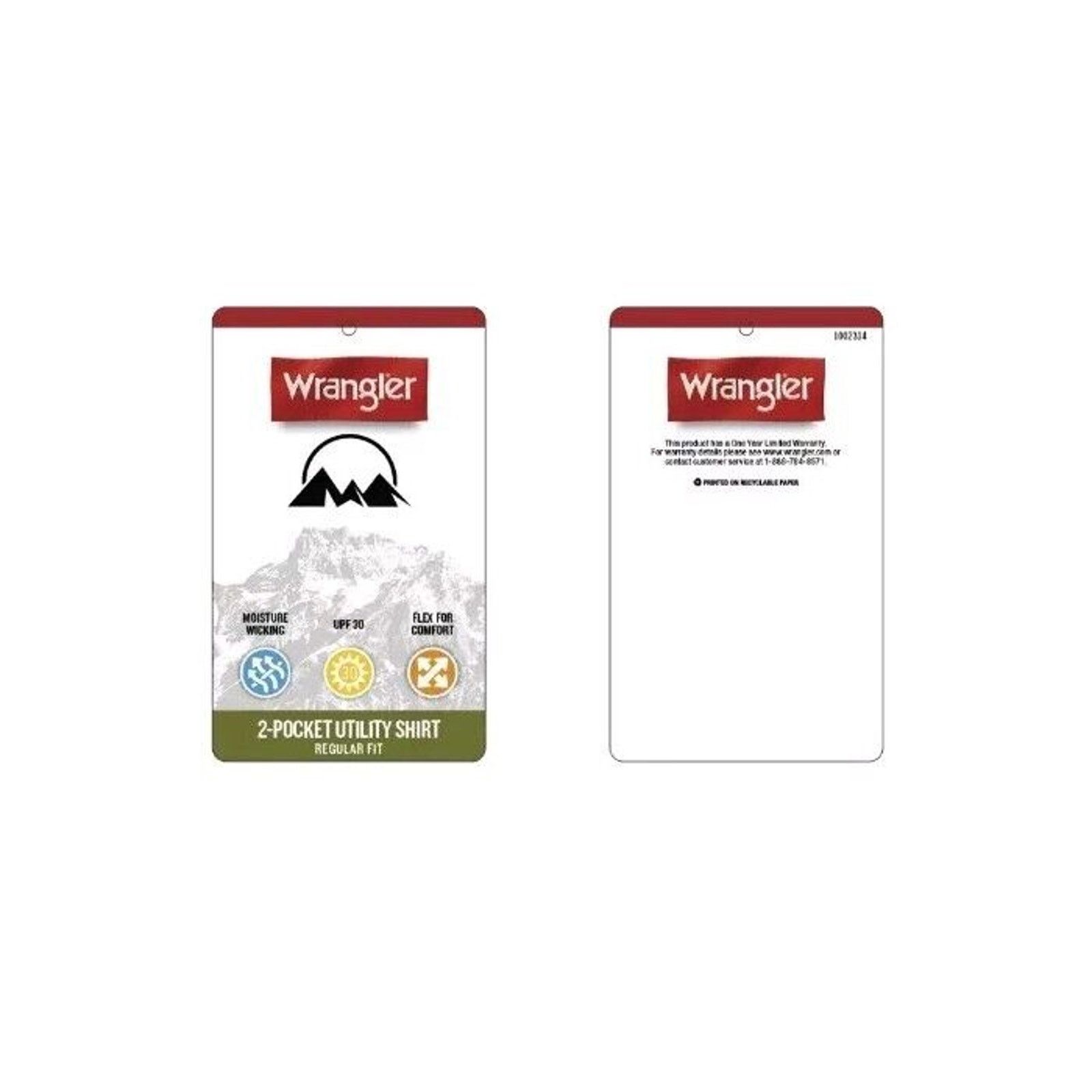 Wrangler Wrangler Utility Shirt Men's 2XL Plaid Regular Fit UPF 30 Size US XXL / EU 58 / 5 - 6 Thumbnail