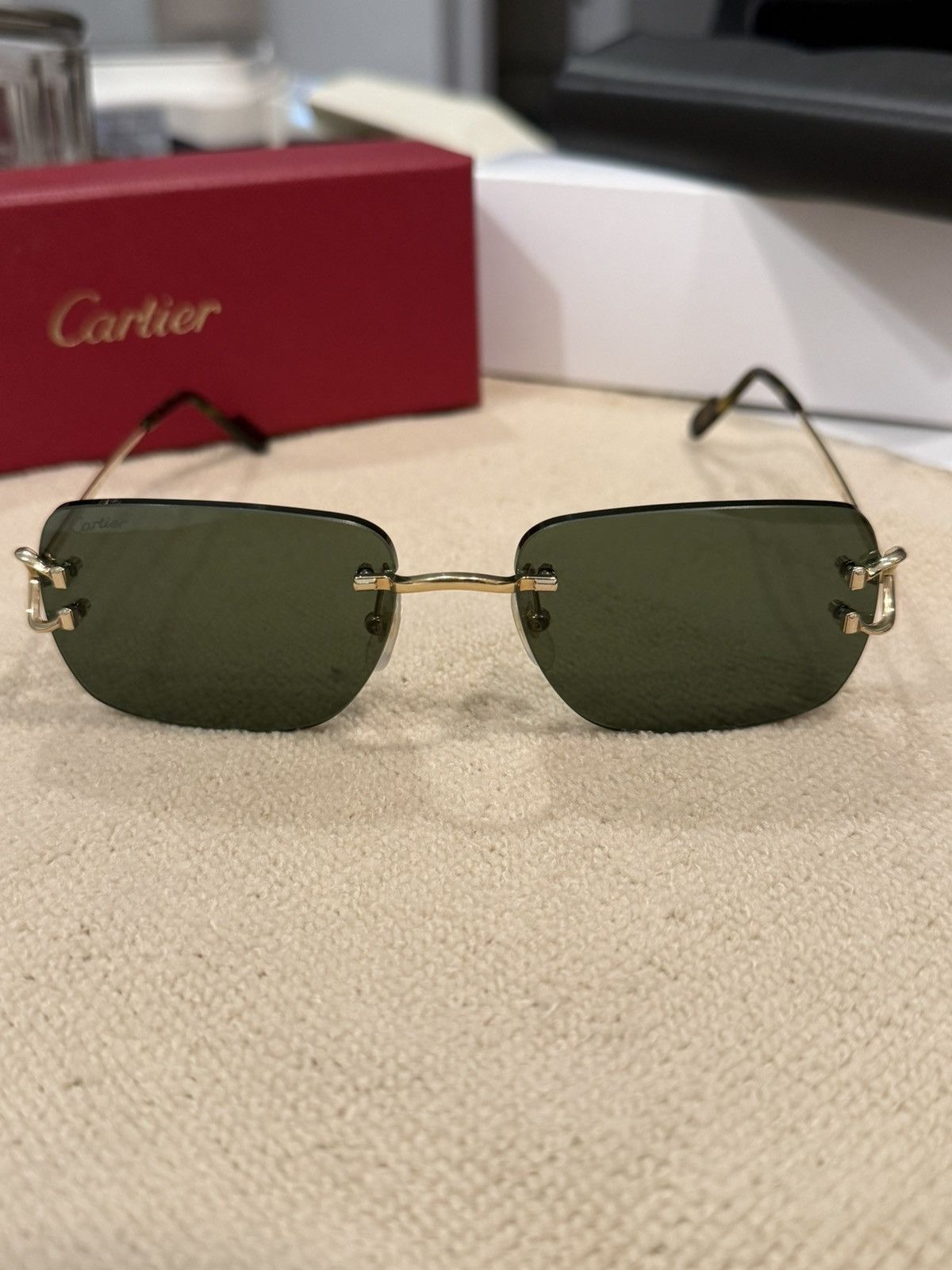 Cartier Cartier Glasses CT0330S Big C Cartier Size ONE SIZE - 3 Thumbnail