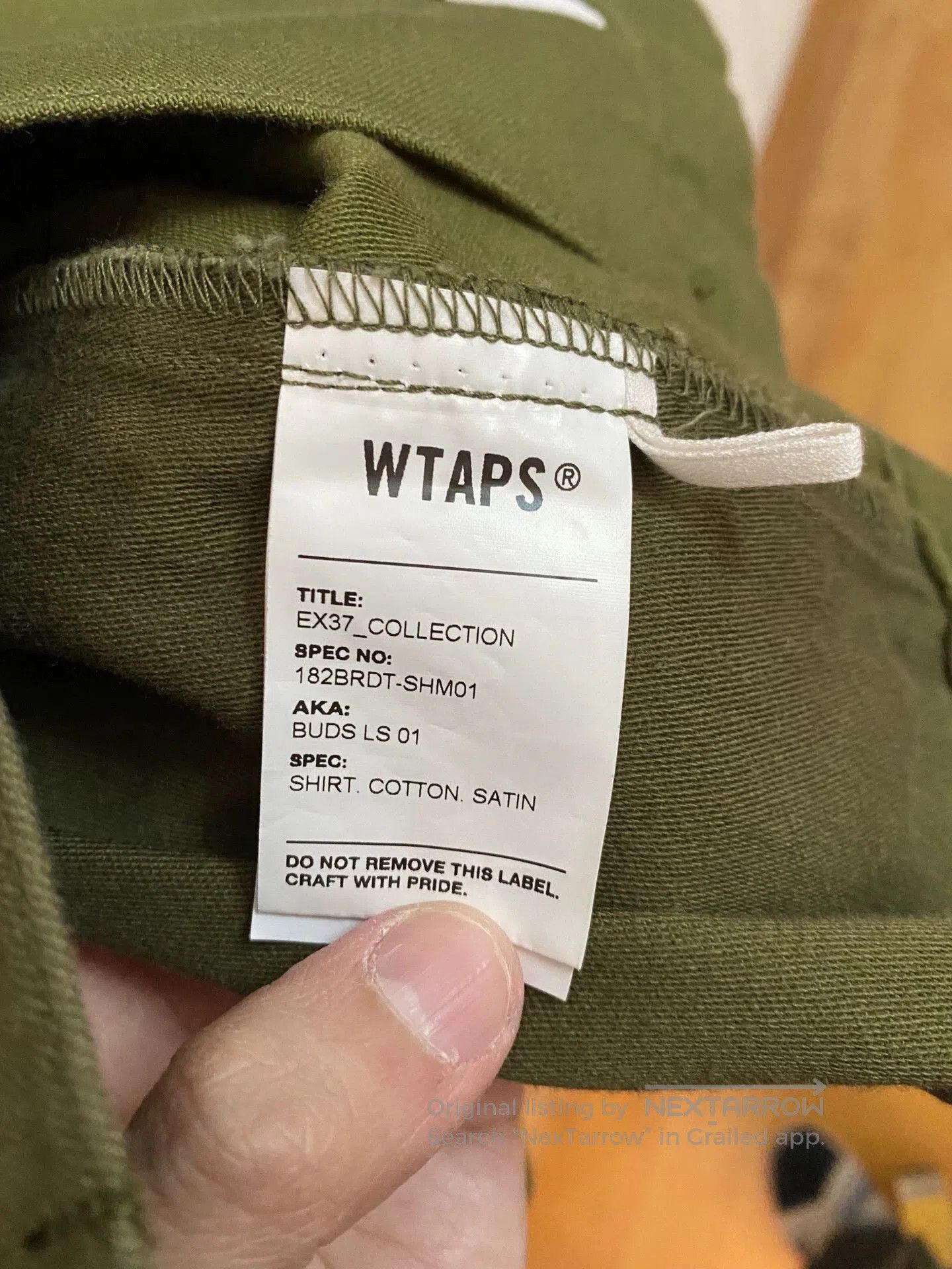 Wtaps WTAPS BUDS SATIN 18AW Two. Size US M / EU 48-50 / 2 - 5 Thumbnail
