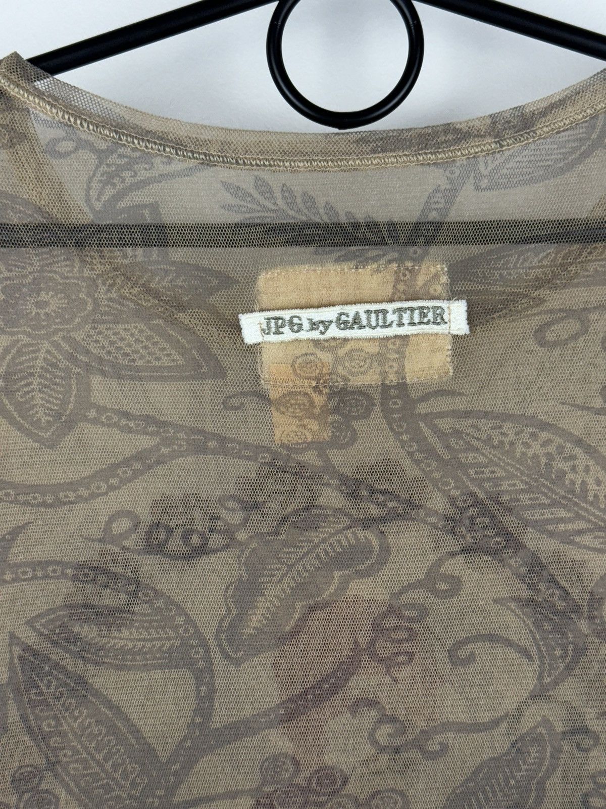 Vintage Jean Paul Gaultier mesh top La Mujer original item