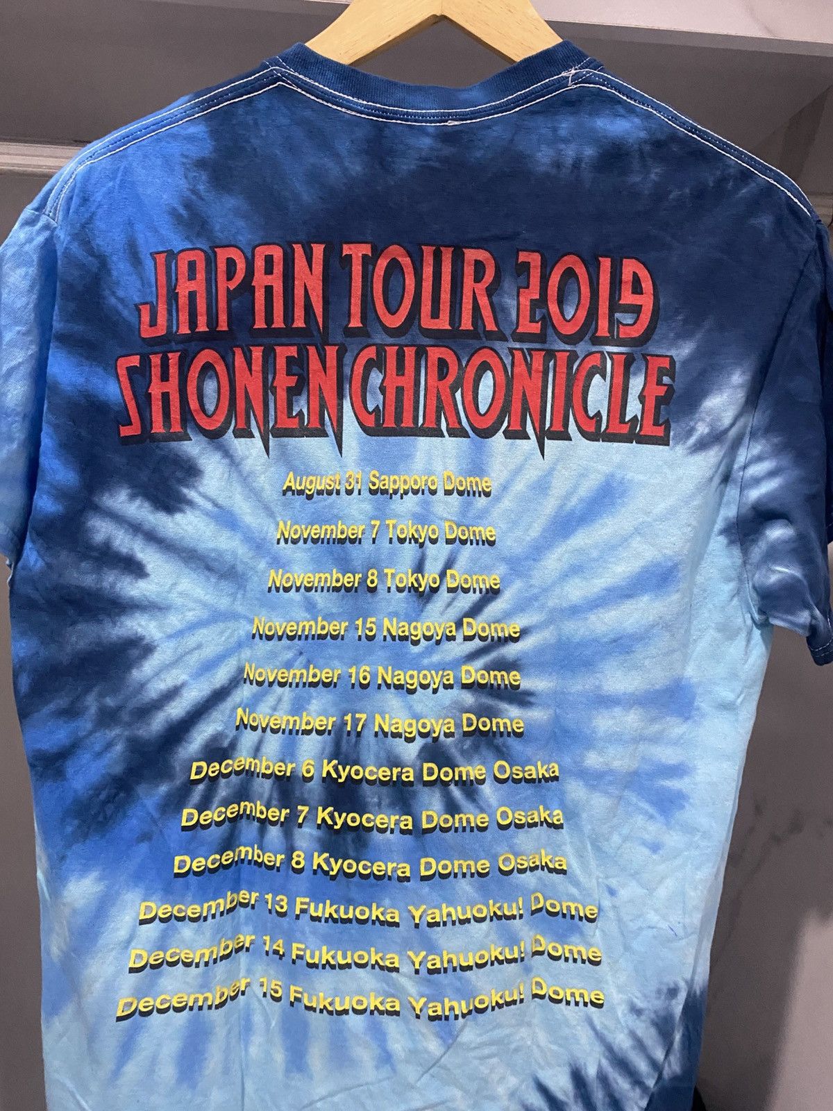 Japanese Brand Shonen Chronicle Japan Tour 2019 Tshirt Size US M / EU 48-50 / 2 - 4 Thumbnail