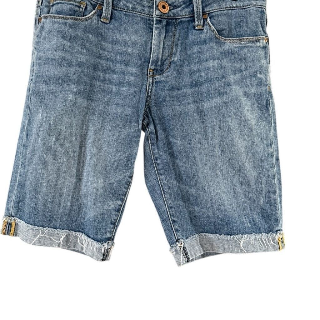Banana Republic Banana Republic Blue Fitted Bermudas Size 27" / US 4 / IT 40 - 2 Thumbnail