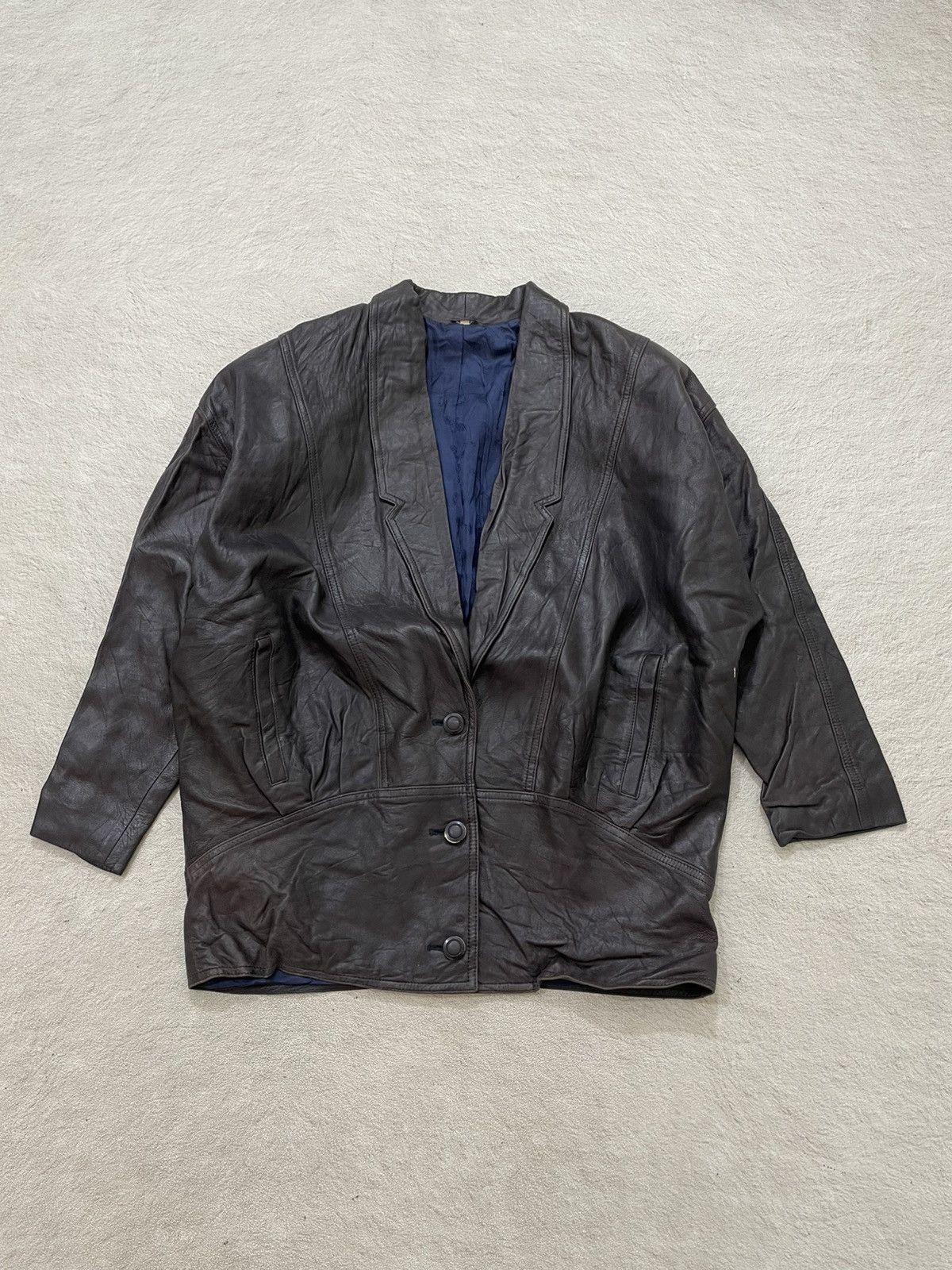 14th Addiction 90s Oversized Leather Blazer If6was9 LGB Y2K Hysteric jacket Size US XL / EU 56 / 4 - 1 Thumbnail