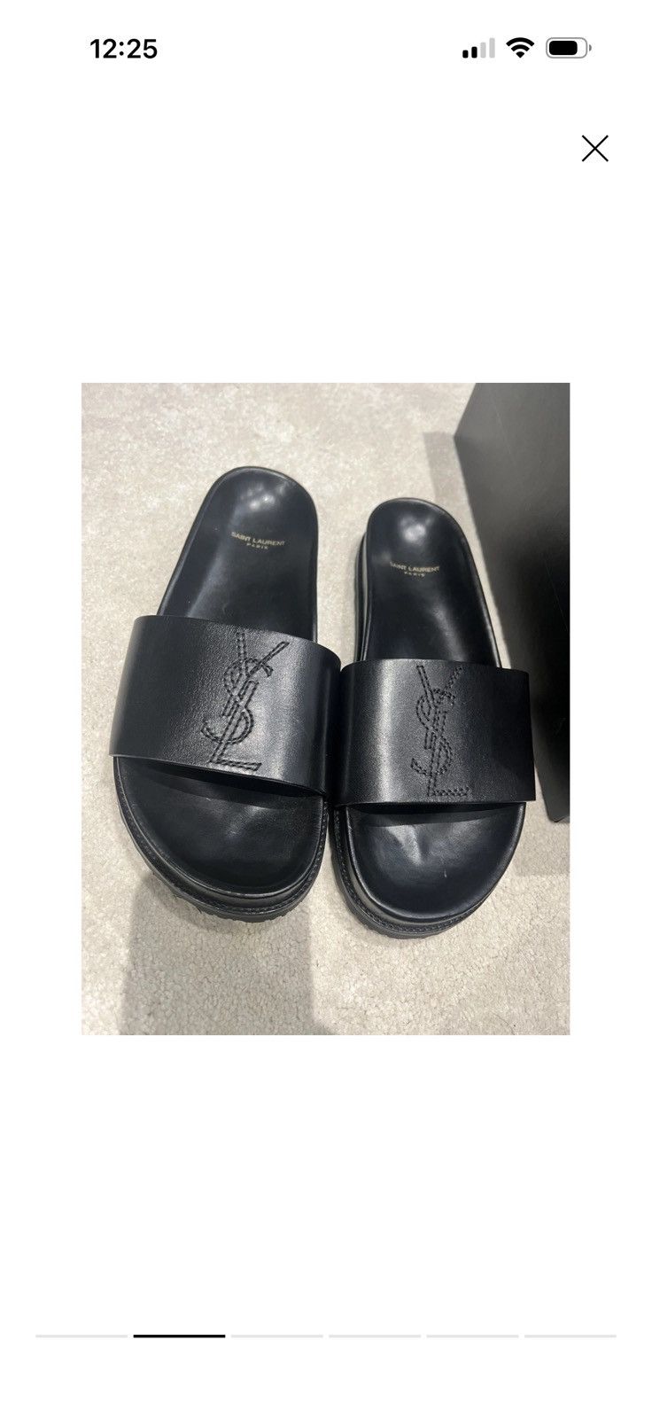 Saint Laurent Paris Saint Laurent Sliders Size US 10 / EU 43 - 2 Thumbnail
