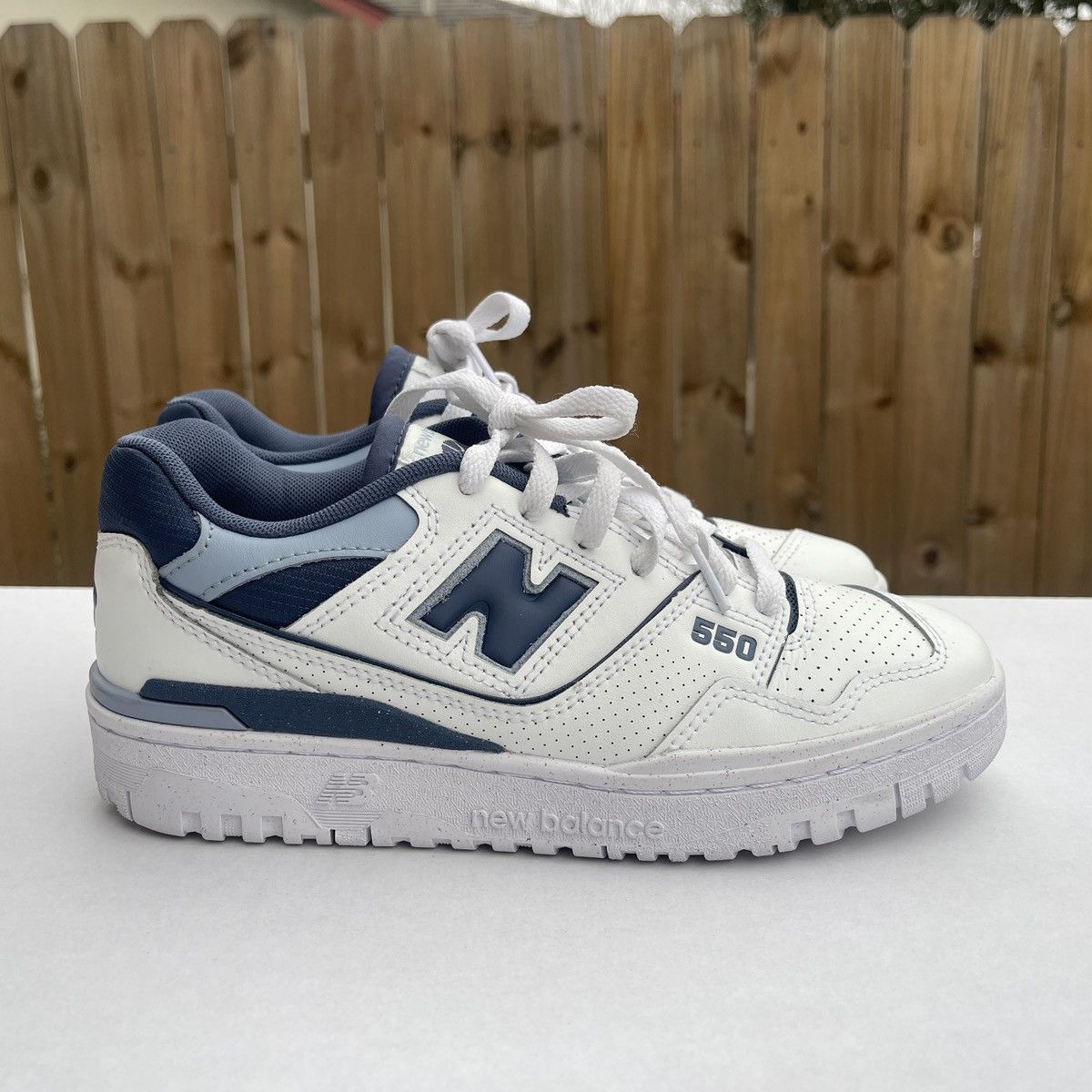 New Balance New Balance 550 White Vintage Indigo Women size 8 Size US 8 / IT 38 - 1 Thumbnail