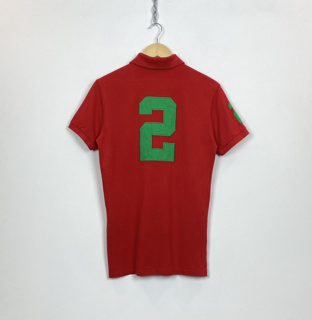 Polo Ralph Lauren Vintage Polo Ralph Lauren Embroidered Logo Polo Shirt Red Size US S / EU 44-46 / 1 - 10 Thumbnail