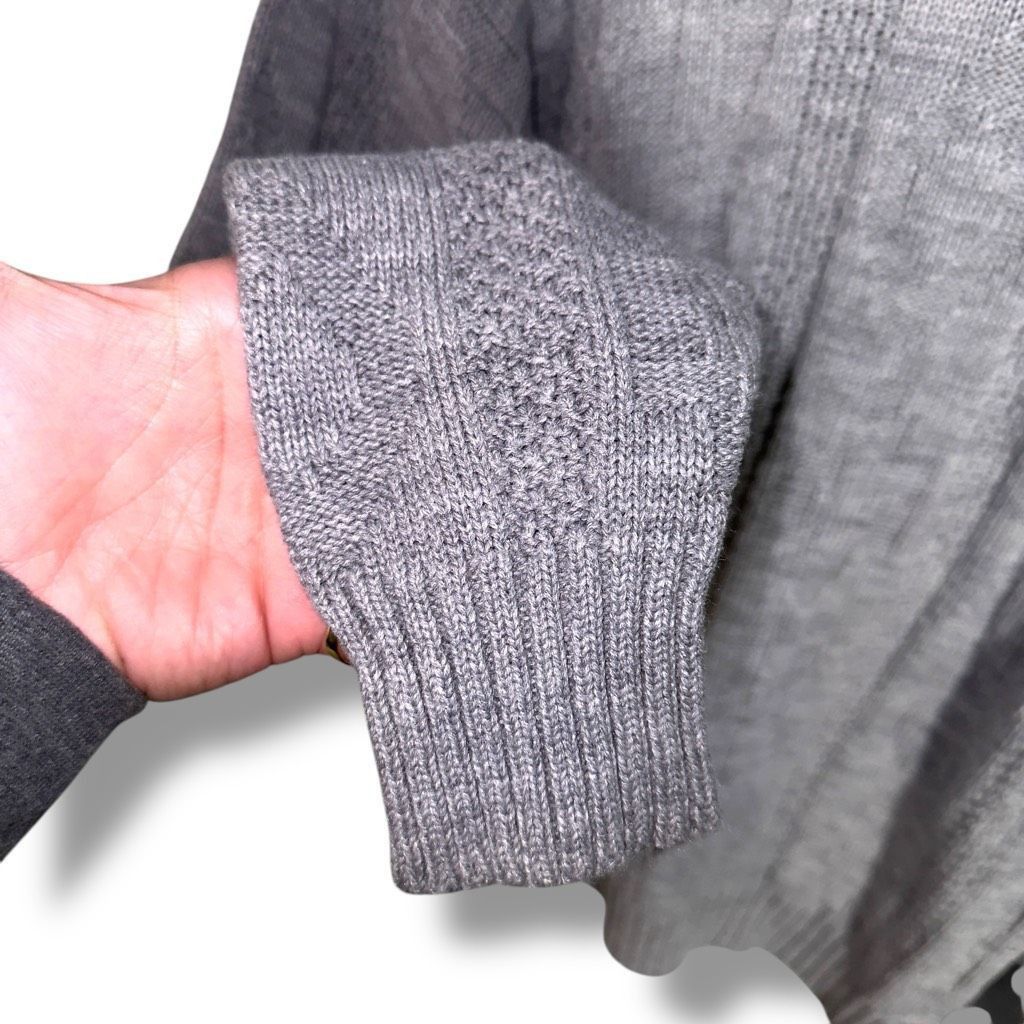 Knightsbridge Gray Knights Bridge Chunky Knit Crewneck Sweater Size M Size US M / EU 48-50 / 2 - 4 Thumbnail