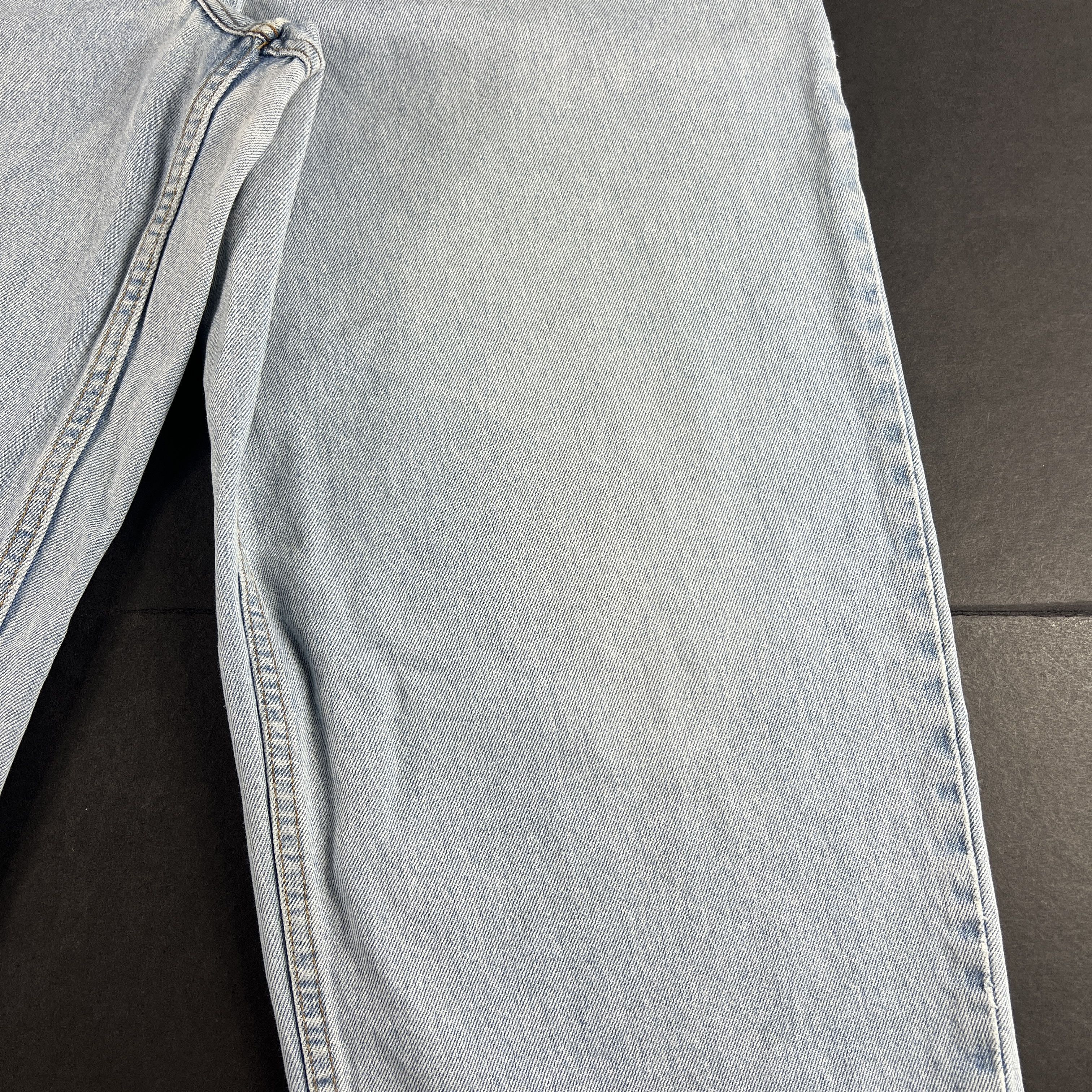 Levi's × Vintage Y2K Levi's Jeans 570 Baggy Light Blue Faded Cotton Denim Size US 38 / EU 54 - 5 Thumbnail
