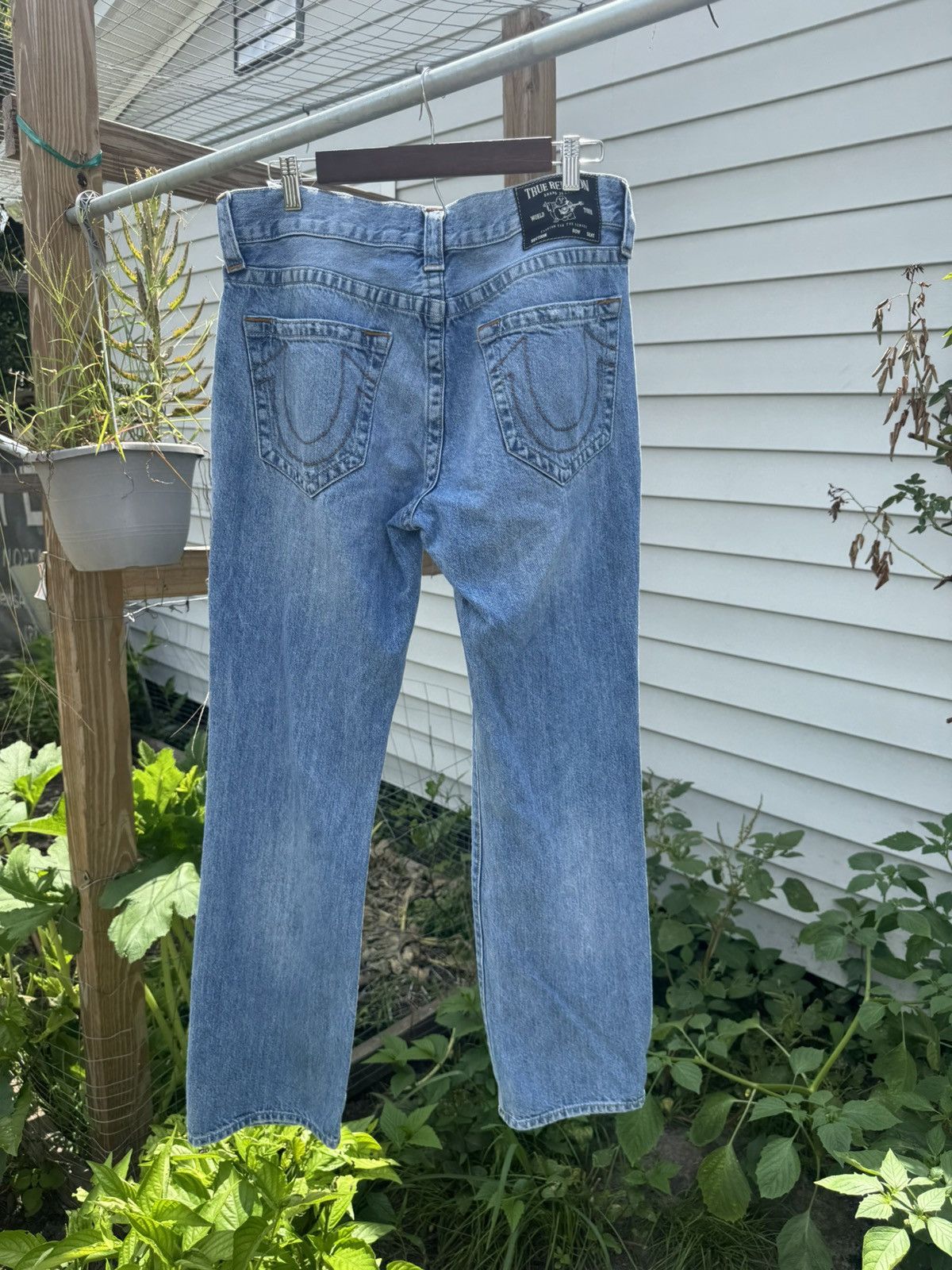True Religion TRUE RELIGION RICKY STRAIGHT JEANS Size US 33 - 2 Thumbnail