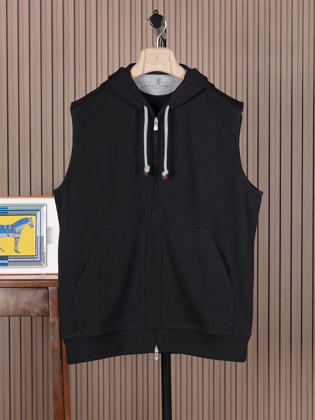 Brunello Cucinelli Brunello Cucinelli Men's Hooded Vest Size US L / EU 52-54 / 3 - 1 Thumbnail
