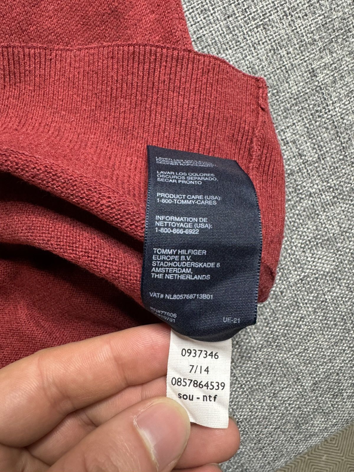 Tommy Hilfiger Tommy Hilfiger sweater red XL Size US XL / EU 56 / 4 - 13 Thumbnail