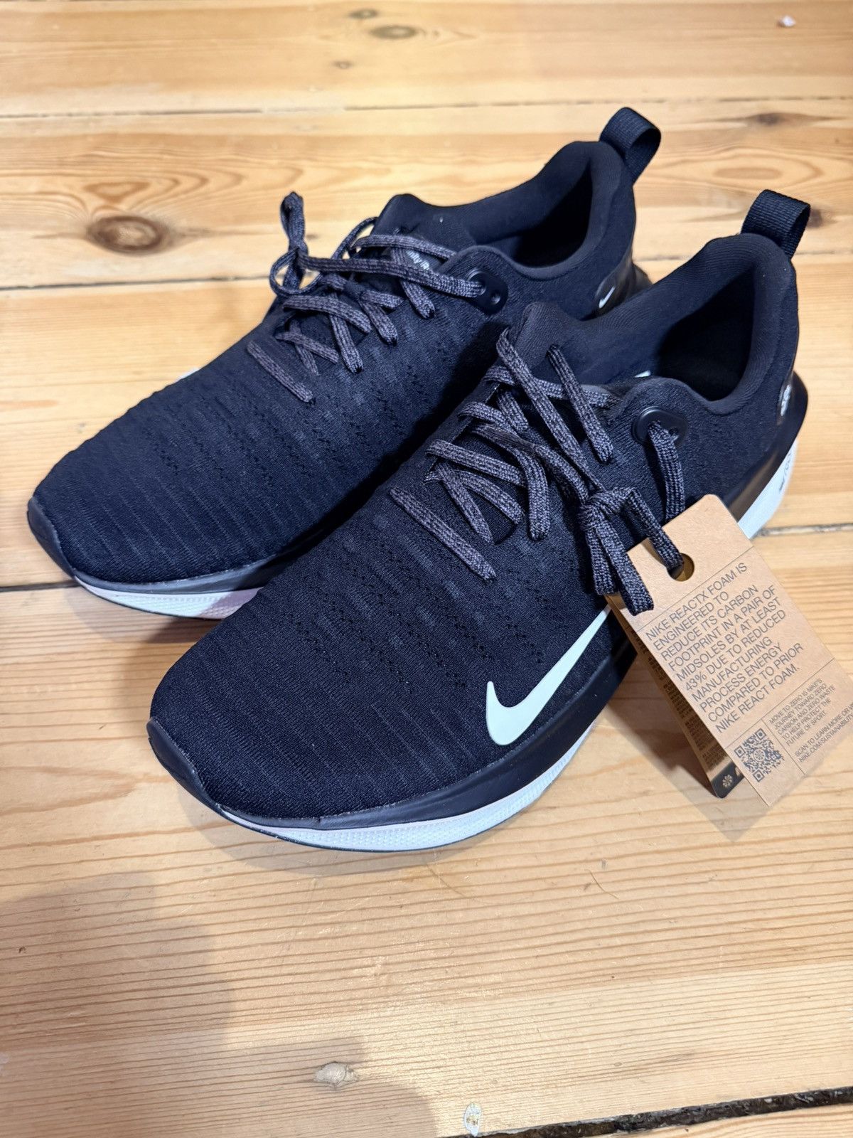 Nike Nike ReactX Infinity Run 4 “Black/White/Dark Grey” DS, US 13 Size US 12 / EU 45 - 3 Thumbnail
