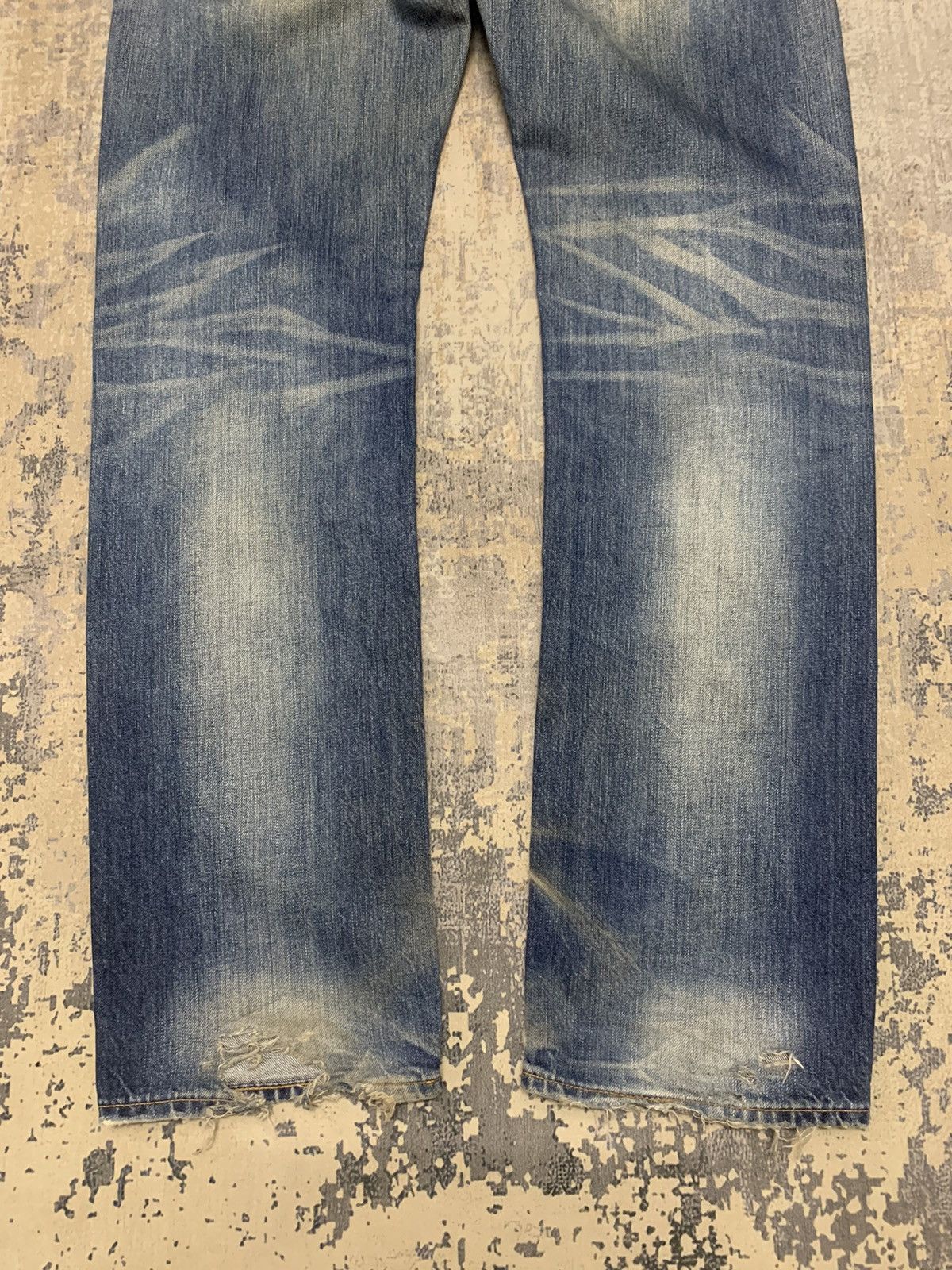 Hysteric Glamour Uniqlo Japan Distressed Hysteric Glamour Style Jeans 34x33 Size US 34 / EU 50 - 11 Thumbnail