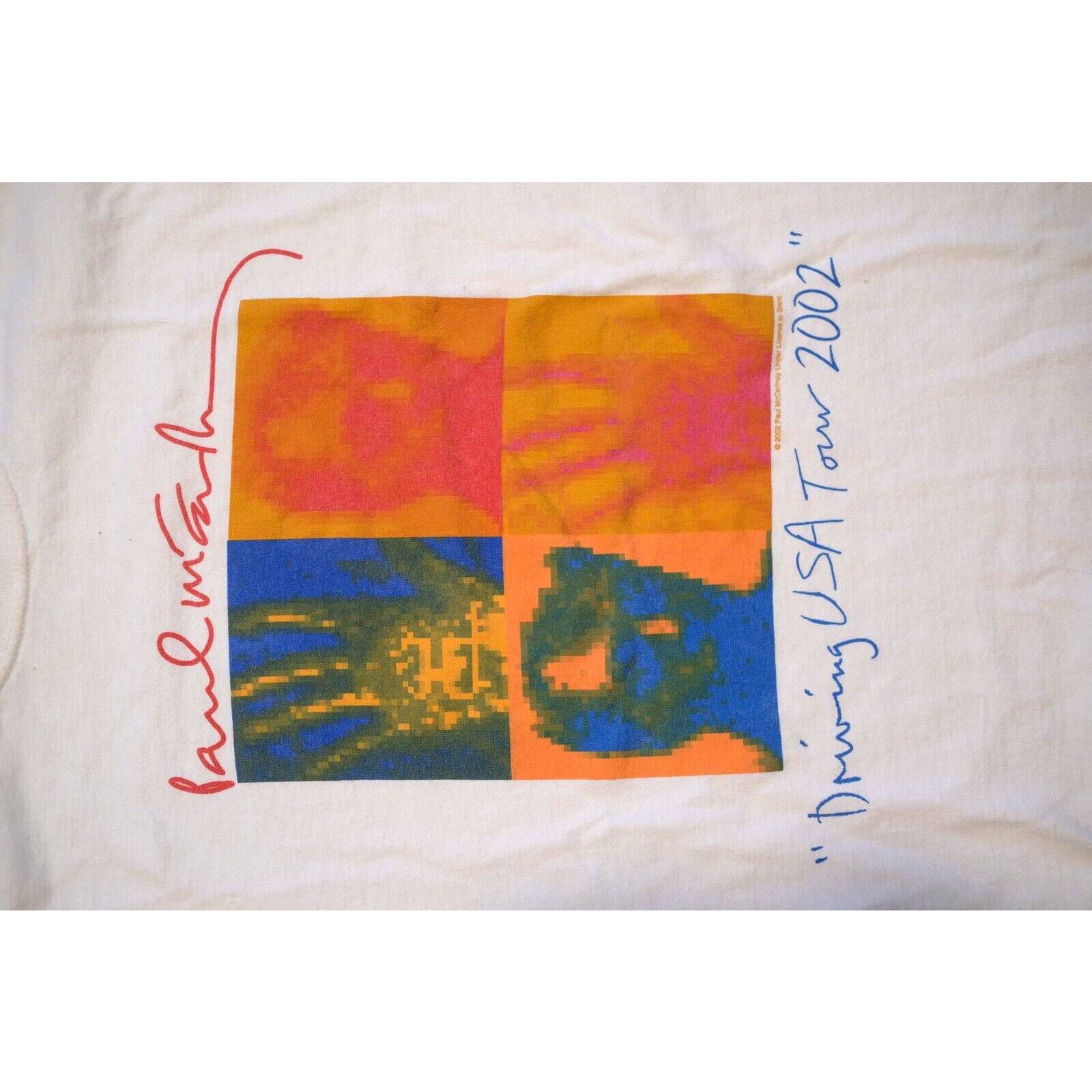 Other Vintage 2002 Paul McCartney Driving USA Tour Shirt Large Art Size US L / EU 52-54 / 3 - 2 Thumbnail