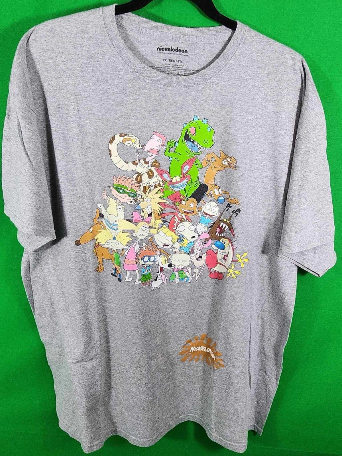 Nickelodeon Nickelodeon Retro Cartoon T-Shirt - Iconic Characters Size US XL / EU 56 / 4 - 1 Thumbnail