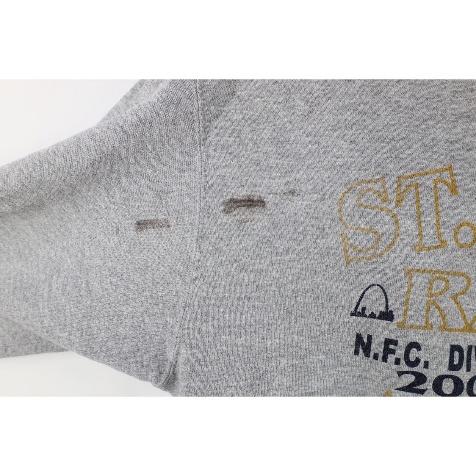 Fruit Of The Loom Vintage 2001 2002 NFC Champs St Louis Rams Sweatshirt Size US XL / EU 56 / 4 - 5 Thumbnail