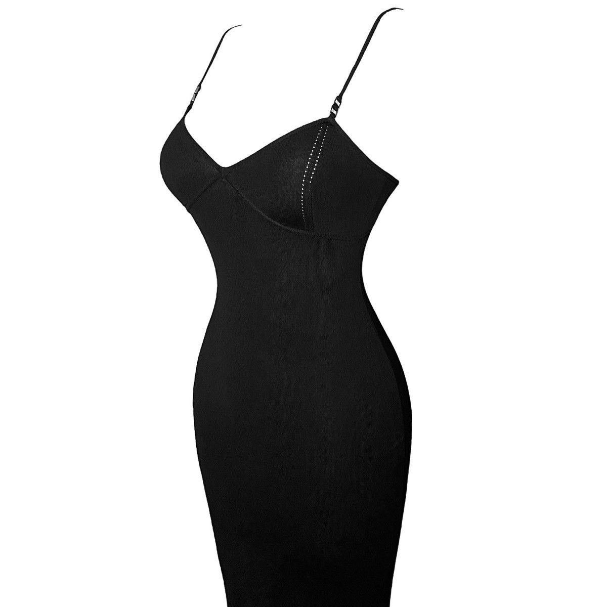 Gucci Iconic Tom Ford for Gucci S/S 1999 Bodycon Black Dress Size XS / US 0-2 / IT 36-38 - 4 Thumbnail