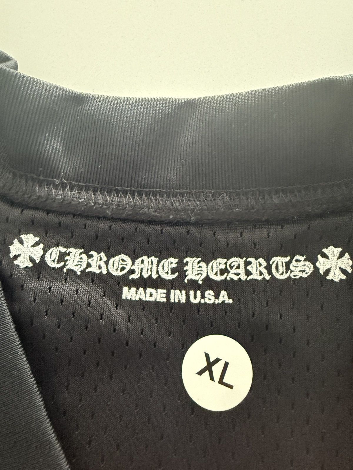 Chrome Hearts 🔥Chrome Hearts Black Jersey Short Sleeve🔥 Size US XL / EU 56 / 4 - 4 Thumbnail